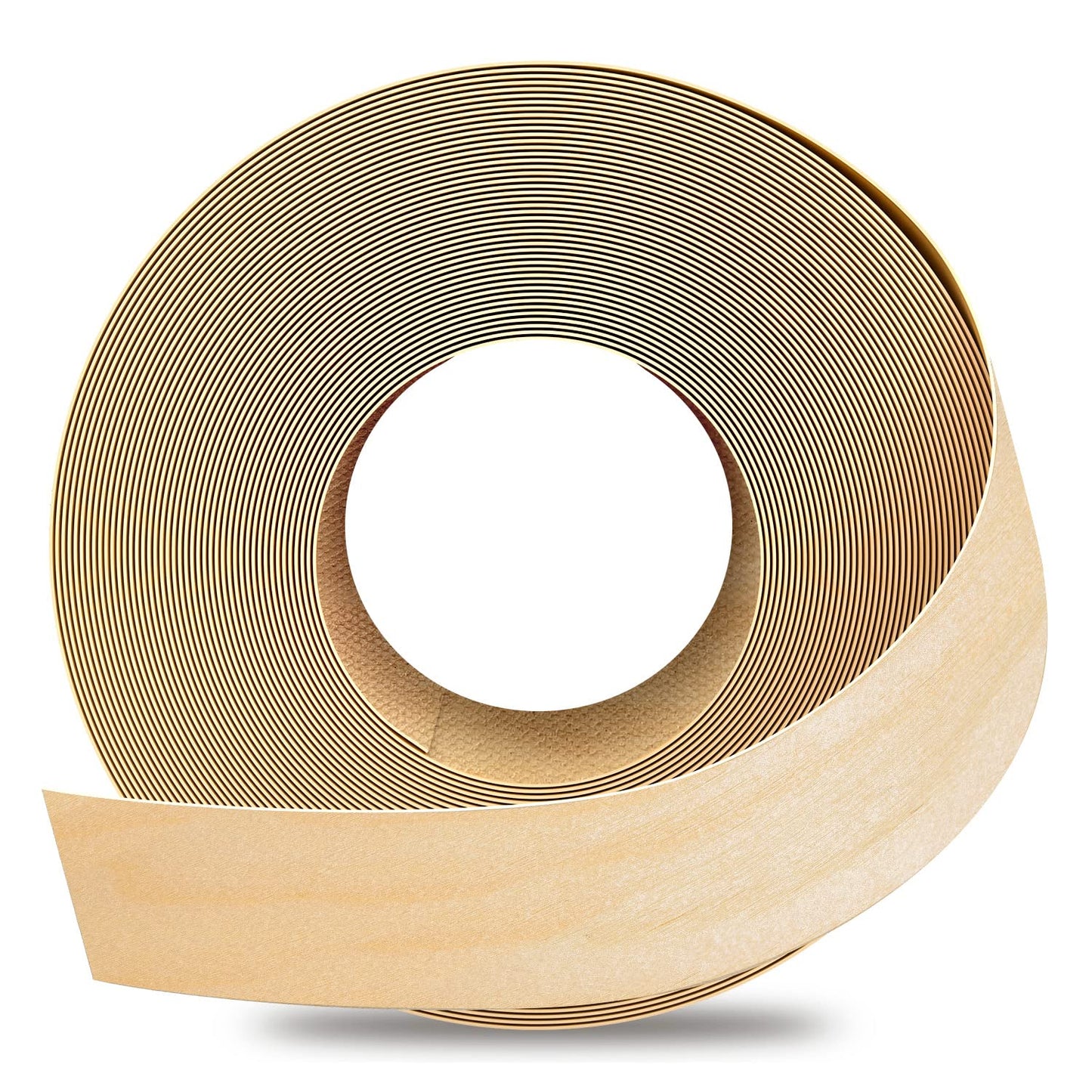 GSCIT Club Birch Edge Banding, 1 1/2 inch x 50ft roll of Veneer Edge Banding Preglued Flexible, Real Wood Tape Banding