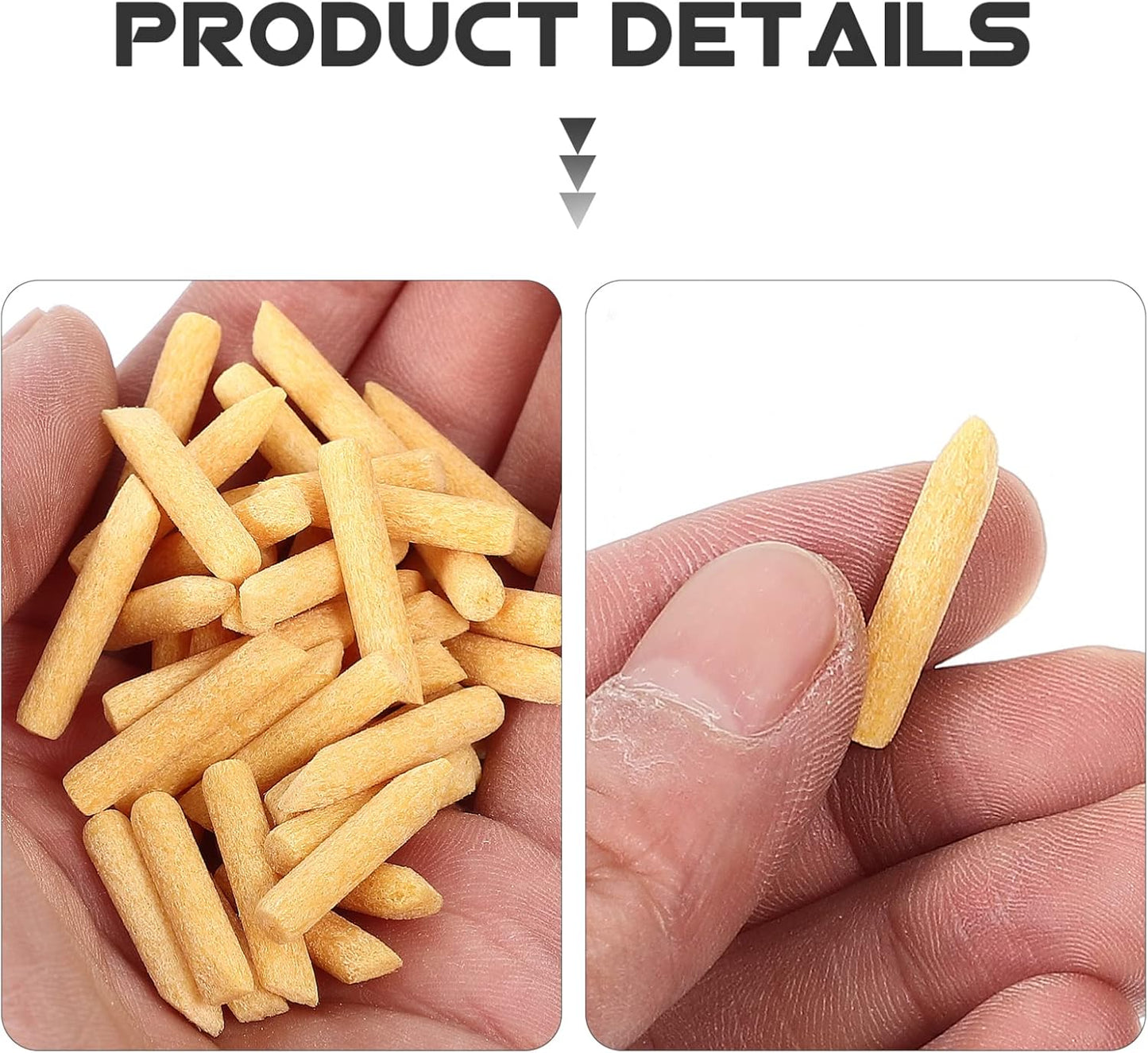 Ciieeo Universal Pen Points 50pcs Marker Pen Replacement Nibs Painting Tips Points Marker Refill Nibs for Acrylic Glass Chalk s Yellow Multifunctional Paint s