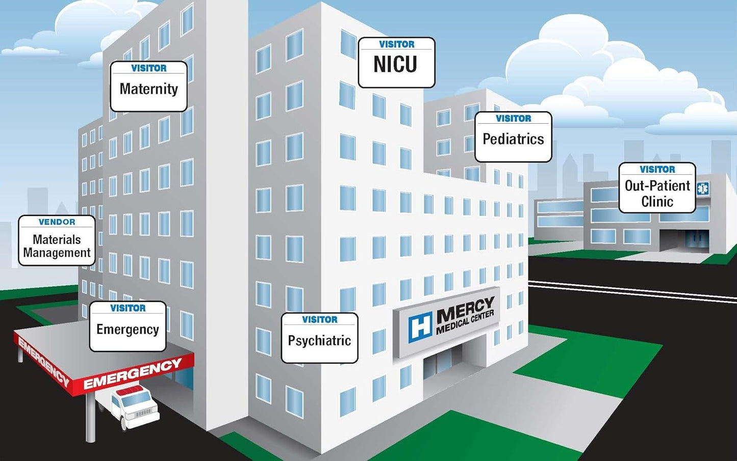 The Spoiled Office Custom Printed Visitor Sign in Book for School with 3" X 2" Peel Off Destination Carbonless Sheet with 500 Badges - Spiral Bound Log Book Made in USA - Non-Expiring, Black with Logo