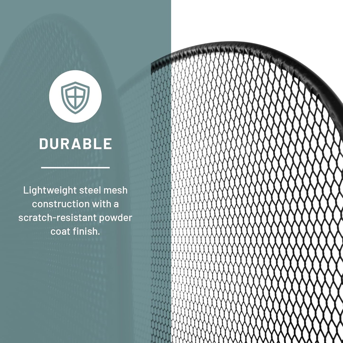 Safco Onyx Desk Organizer, 5 Tiered Vertical Compartments, Office and Classroom Mailbox , Paper and Mail Sorter, Steel Mesh, Black