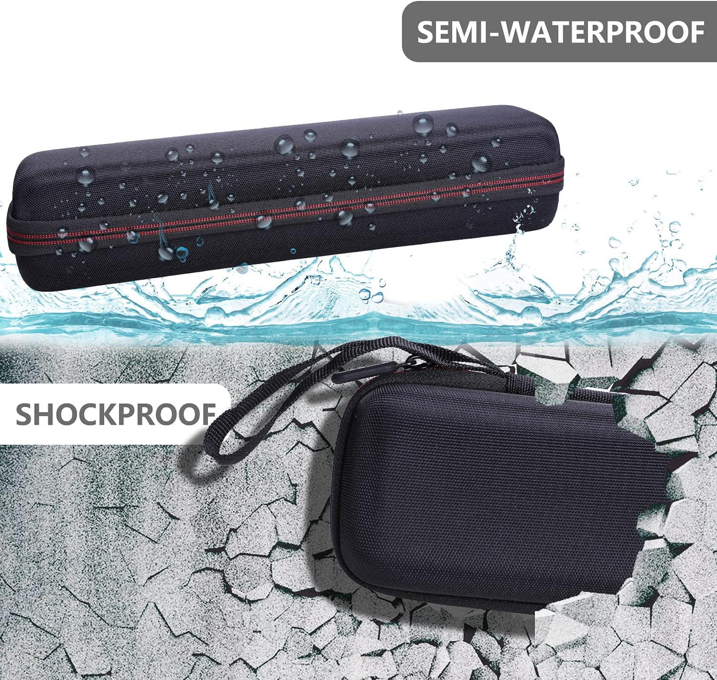 LTGEM Hard Case for Brother DS-640 / DS-740D / DS-940DW / DS-720D & Itari & HP Small USB & Canon imageFORMULA P-208II Document Scanner - Protective Carrying Storage Bag