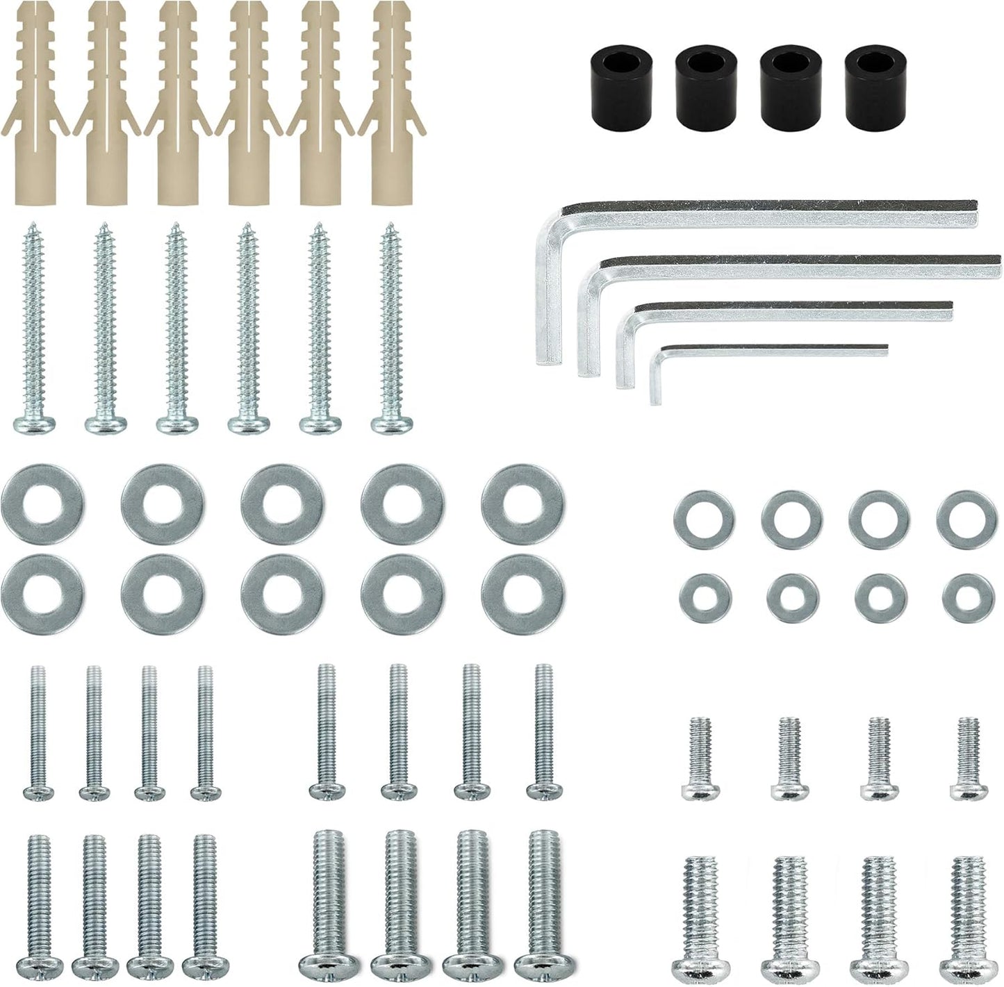 Cmple - Aluminum Short Throw Projector Wall Mount, Tilt & 360 Degree Swivel Wall Projector Bracket Mount with Telescopic Slide for LCD LED Projectors - Max 22lbs (Silver/Black)