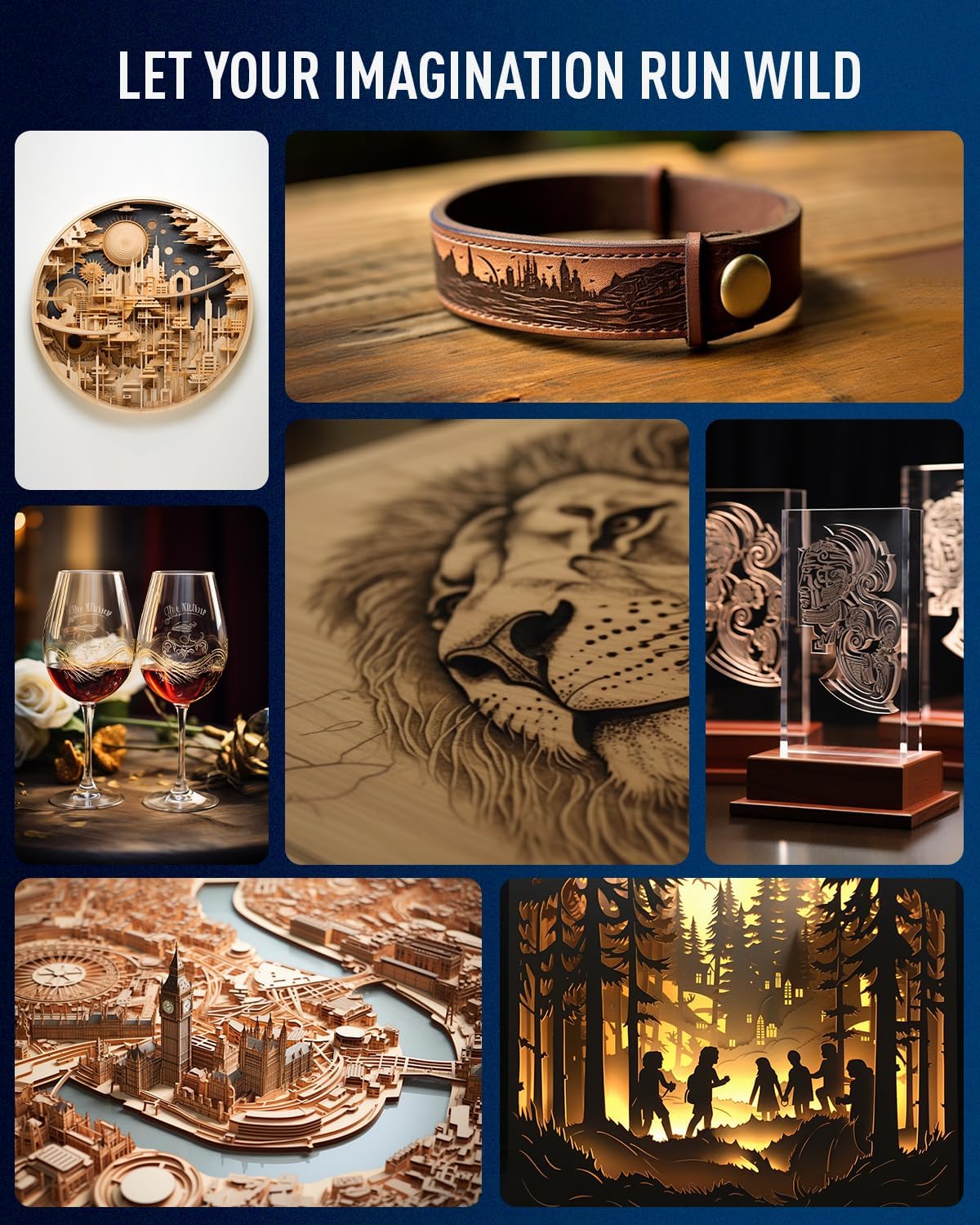 OMTech 60W CO2 Laser Engraver, 16"x24" Laser Engraving Machine with 2 Way Pass Air Assist Digital Control Panel RDWorks, Commercial Laser Cutter Cutting Etching Machine for Wood Glass Acrylic More