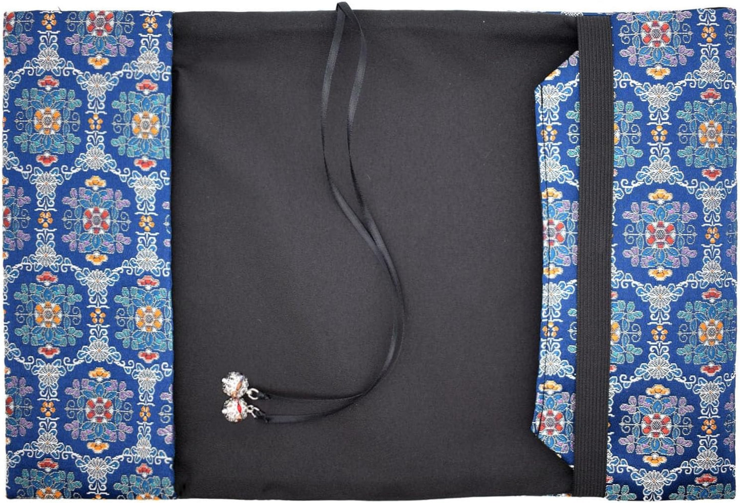 BLBMH Book Covers for Paperbacks Handmade Bookcover Fit for 5.5x8.5 inch Adjustable Fabric Softcover Protector for Women Book Lovers Gifts - Flower Blue B 8.5in