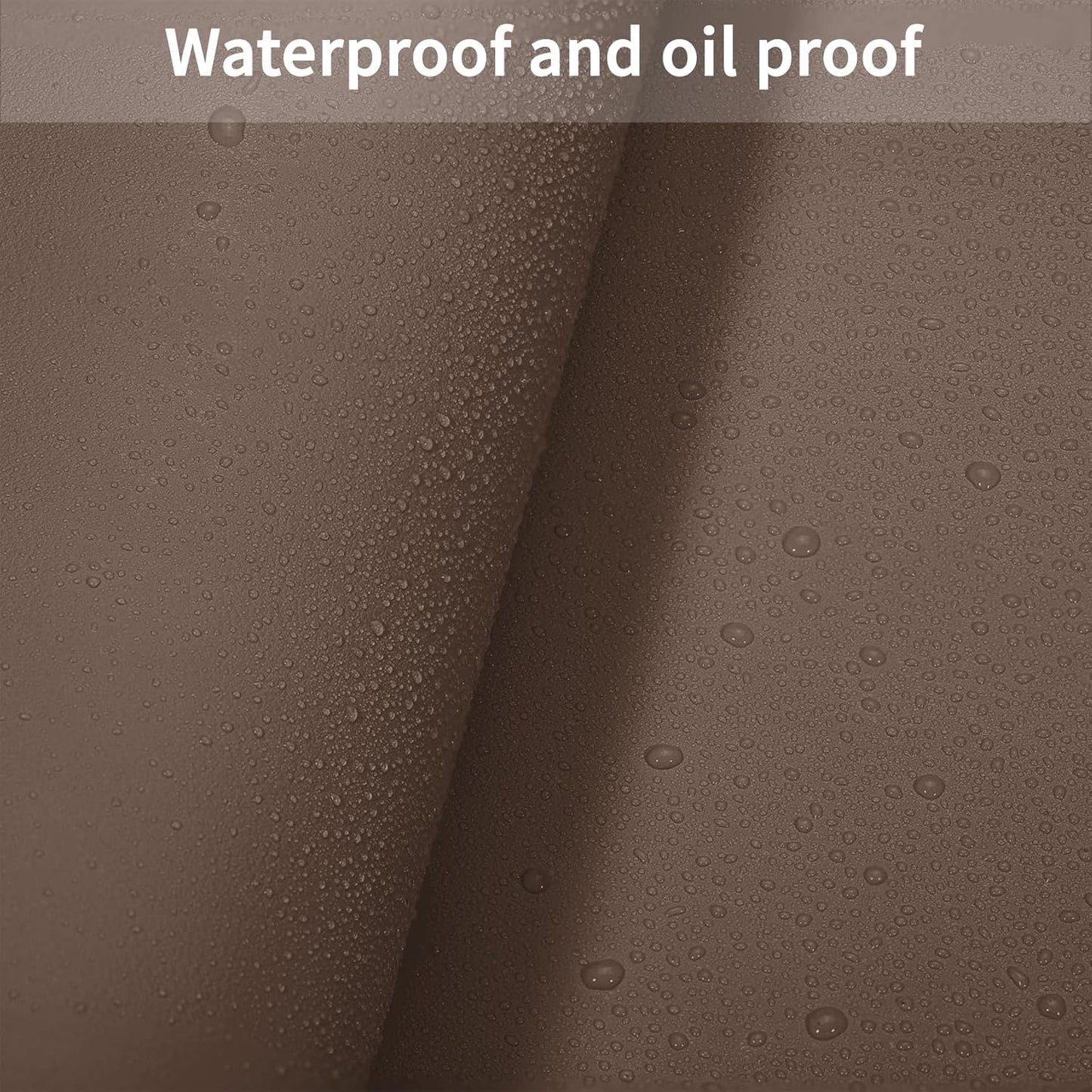 Leather Table Cover,1.8mm Thick,36x72 Inch Table Protector,Table Protector for Dining Room Table,Dining Table Cover,Table Cover Protector,Dining Table Pad(Mud Color+Champagne Gold,36x72)