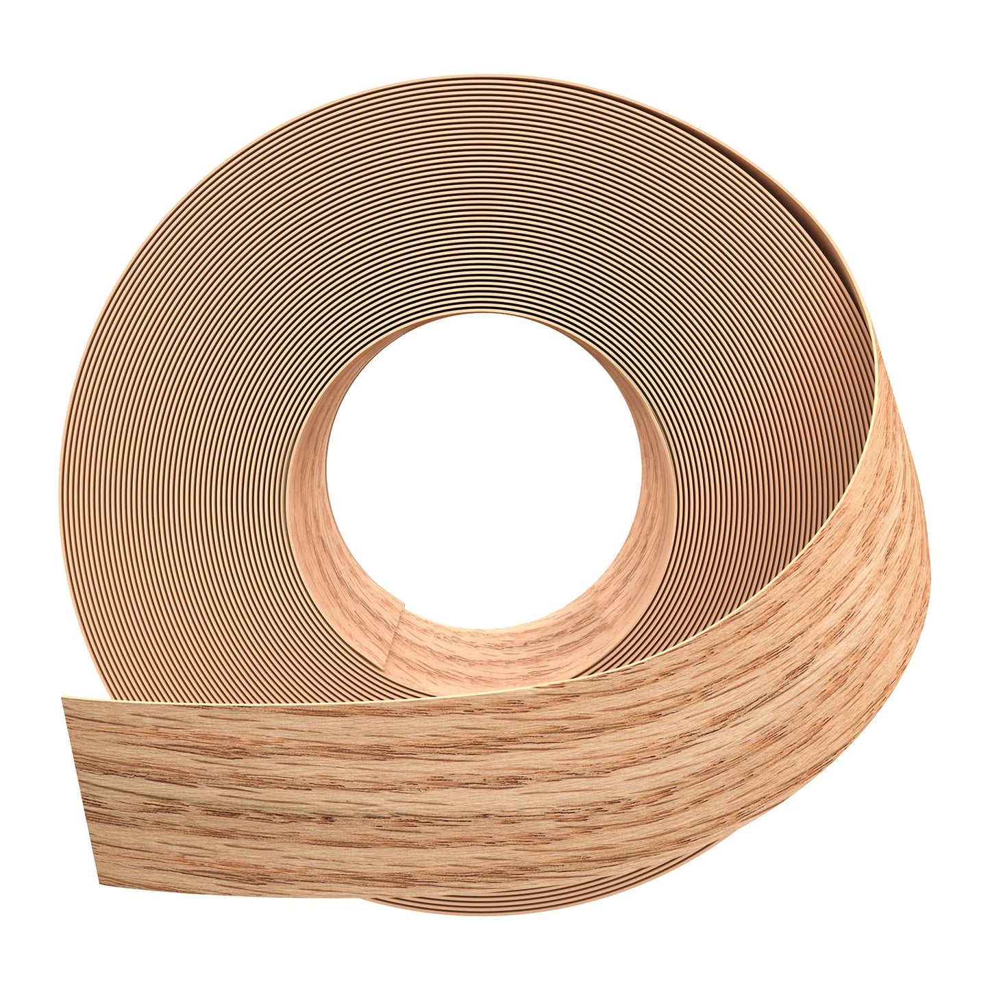 GSCIT Club Red Oak Edge Banding, 2 inch x 500ft roll of Veneer Edge Banding Preglued Flexible, Wood Tape Banding for Cabinet Repair