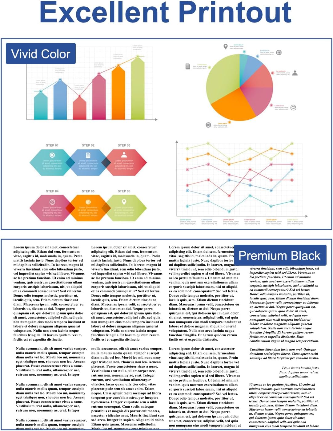 5-Pack LC406XL High Yield Ink Cartridges Compatible for Brother MFC-J4335DW MFC-J5855DW MFC-J6555DW MFC-J4535DW MFC-J6955DW MFC-J4345DW MFC-J5955DW Printer, Black Cyan Magenta Yellow