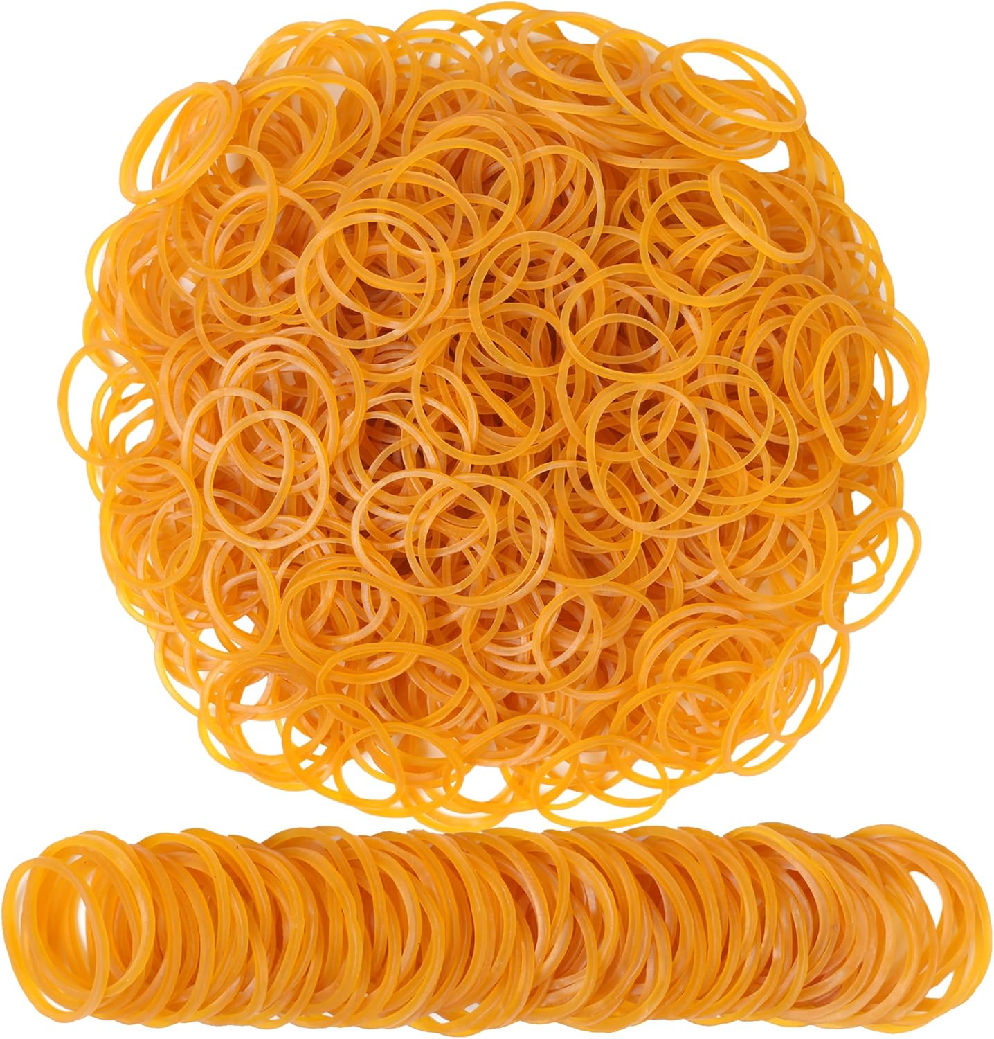 Rubber Bands 760pcs Size#10 Yellow Elastic Rubber Band 1inch Small Rubber Bands for Office Supplies Home