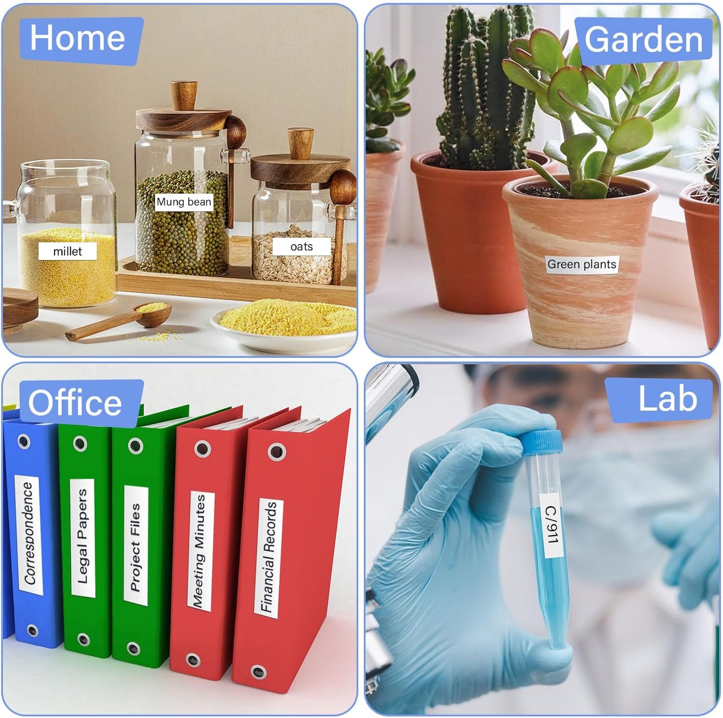 10 Pack M-K231 M Tape 12mm Compatible with M-K231s Brother Label Tape Black on White 0.47 Inch for P Touch PT-M95 PT95 PT65 PT-65 PT70 PT85 PT90 Label Maker Tape Refill