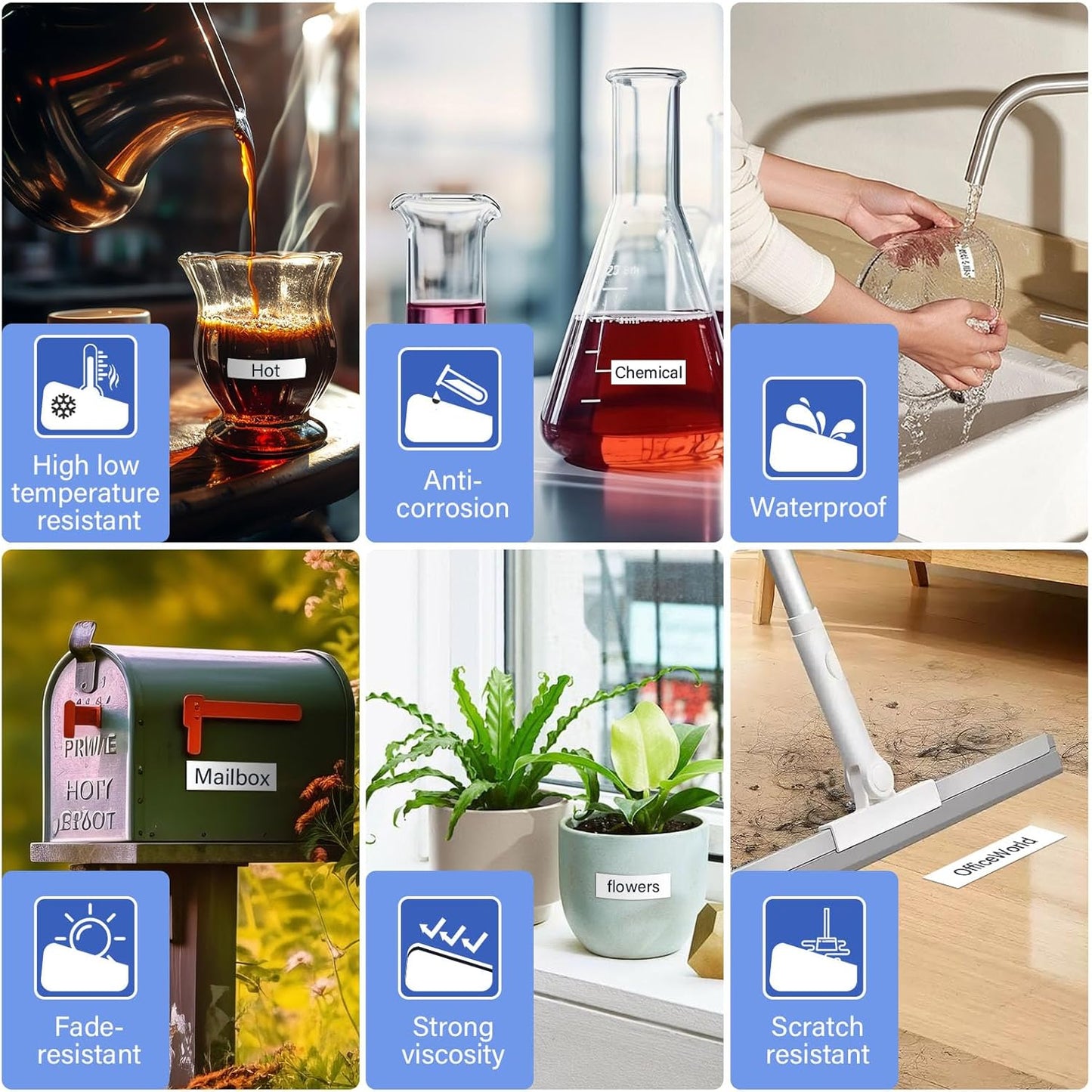 16 Pack M-K231 M Tape 12mm Compatible with M-K231s Brother Label Tape Black on White 0.47 Inch for P Touch PT-M95 PT95 PT65 PT-65 PT70 PT85 PT90 Label Maker Tape Refill