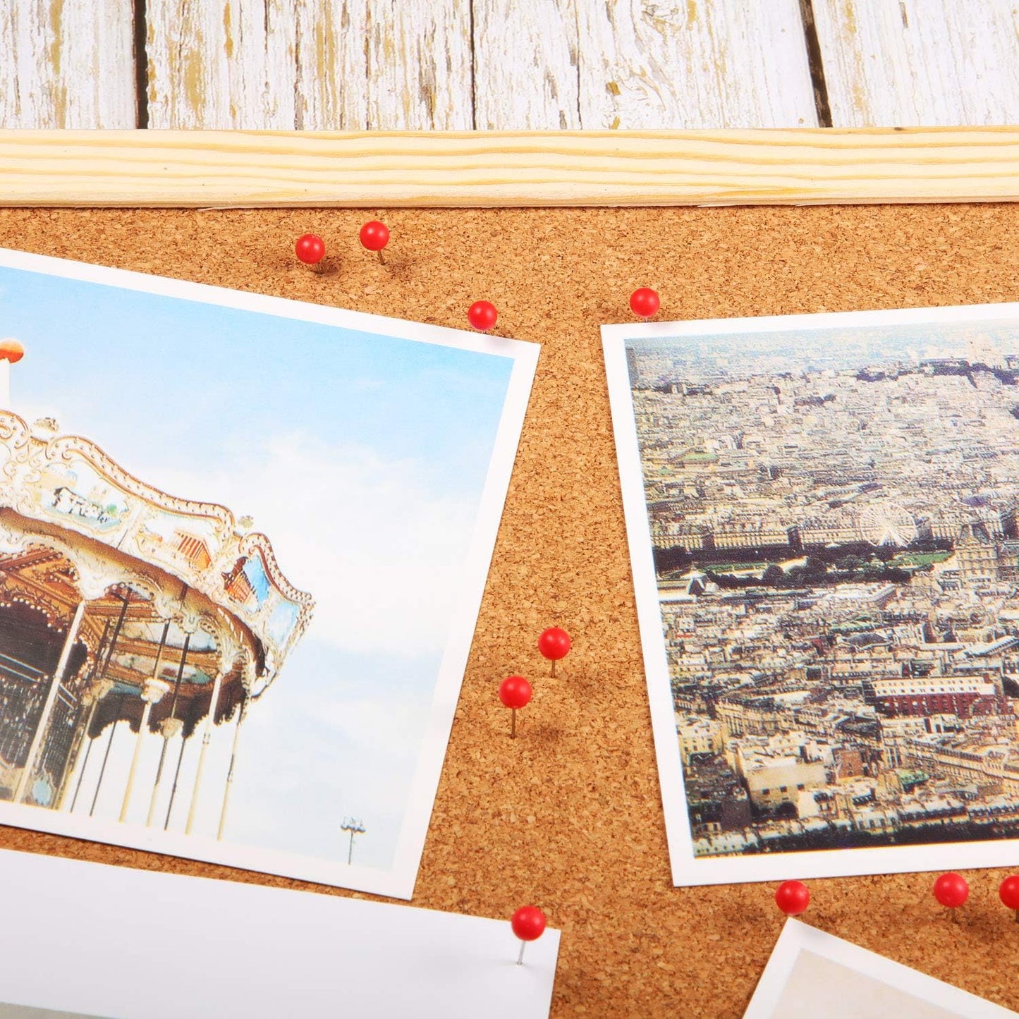 Map Tacks Push Pins Small Size 300 Packs (Red, 1/5 Inch)