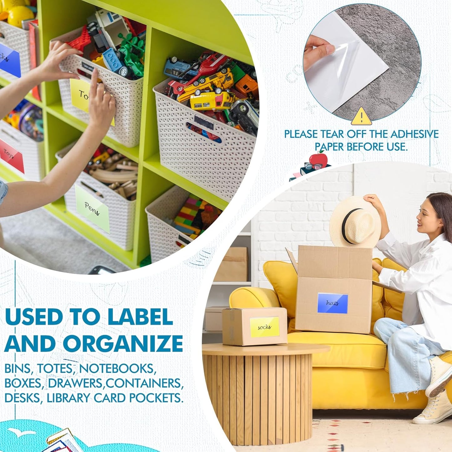 Outus Self Adhesive Shop Ticket Holders Clear Plastic Sleeves Adhesive Pockets Work Order Job Ticket Holders for Home Office Posting Signs(6 x 4 Inch,30 Pcs)