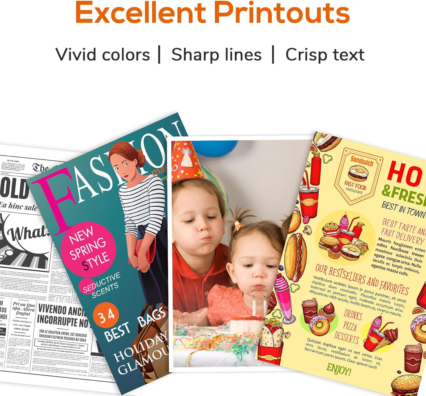 414x Toner Cartridges 4 Pack High Yield Replacement for HP 414x Toner 414a W2020x Compatible with HP Color Laserjet Pro MFP M479fdw M479fdn M454dw M454dn M480f Printer