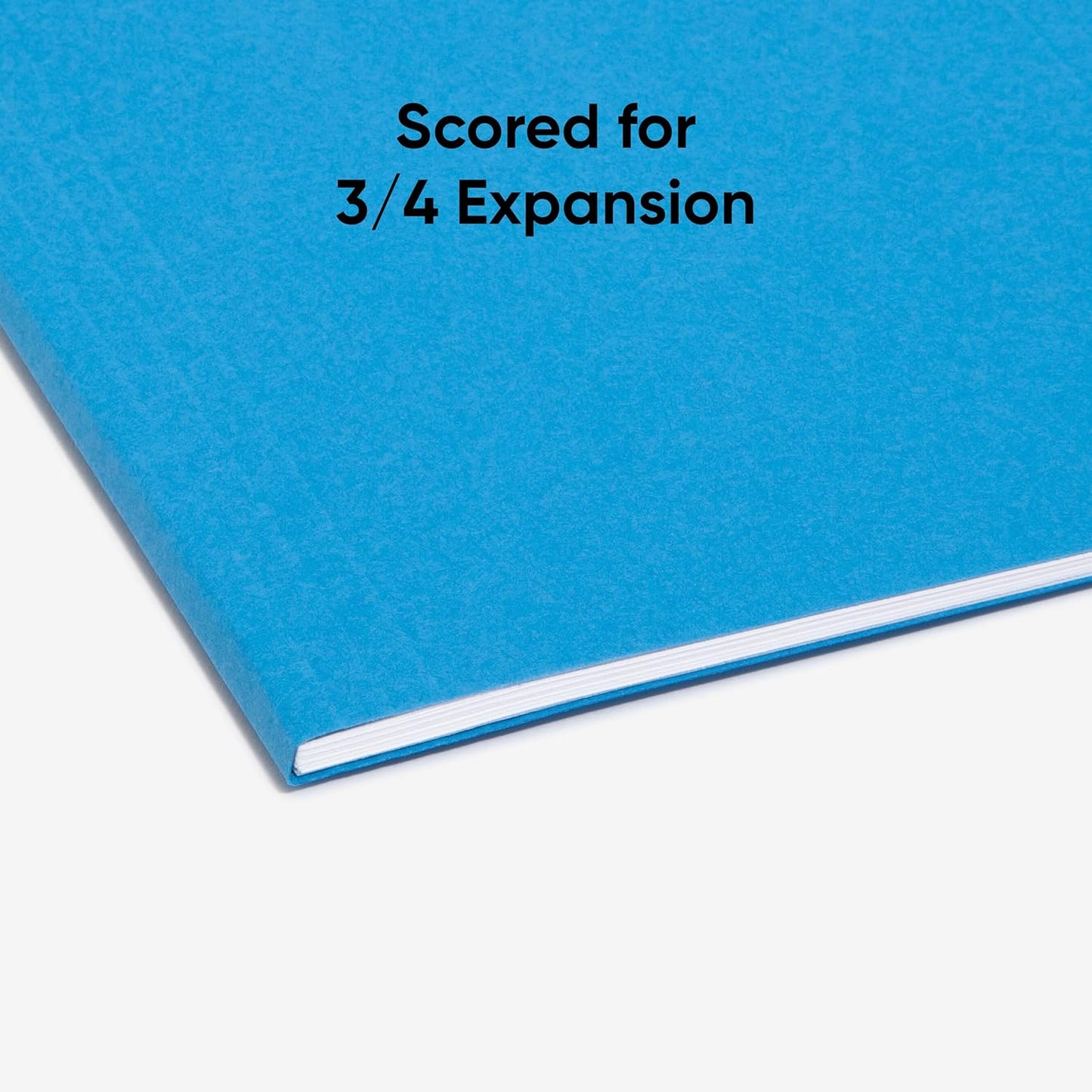 Smead Standard Hanging File Folders, 25 Count, Sky Blue, 1/5-Cut Adjustable Tabs, Letter Size (64068)