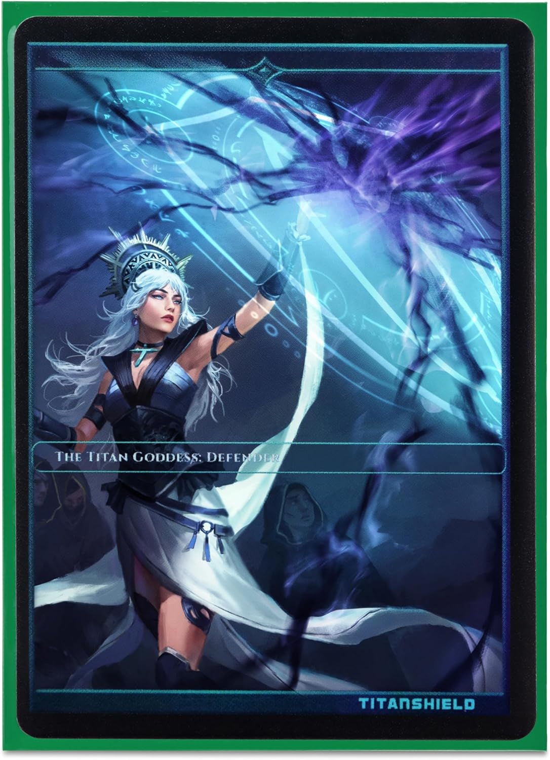 TitanShield Premium Emerald 150 Sleeves Standard Size Board Game Trading Card Sleeves Deck Protector for Magic The Gathering MTG, Baseball Collection, Dropmix