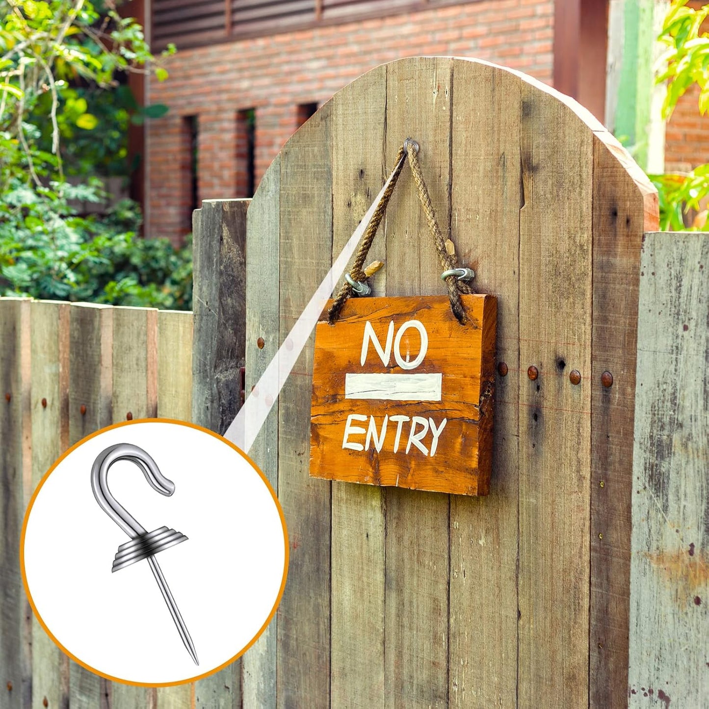 Hotop 30 Pieces Push Pin Wall Hooks Metal Thumb Tack Hangers Iron Alloy Nail Decorative Picture Hooks for 20 Lbs Home Office School Party Supply (Silver)