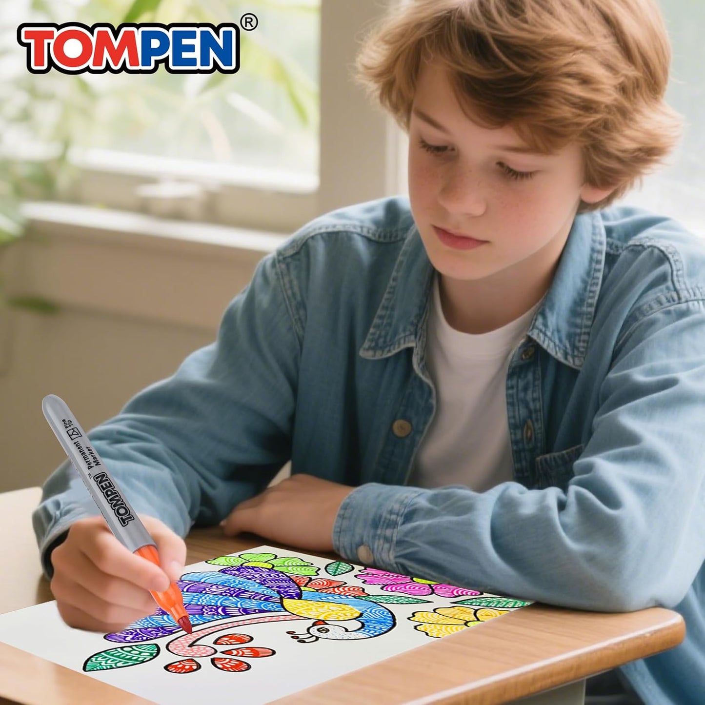 Permanent Markers,Fine Tip,160 Pack Bulk,16 Assorted Multicolor Colors,Waterproof Permanent Marker Pens with Quick Drying on Wood,Plastic,Paper,Metal,Mirror for Office School Classroom Home