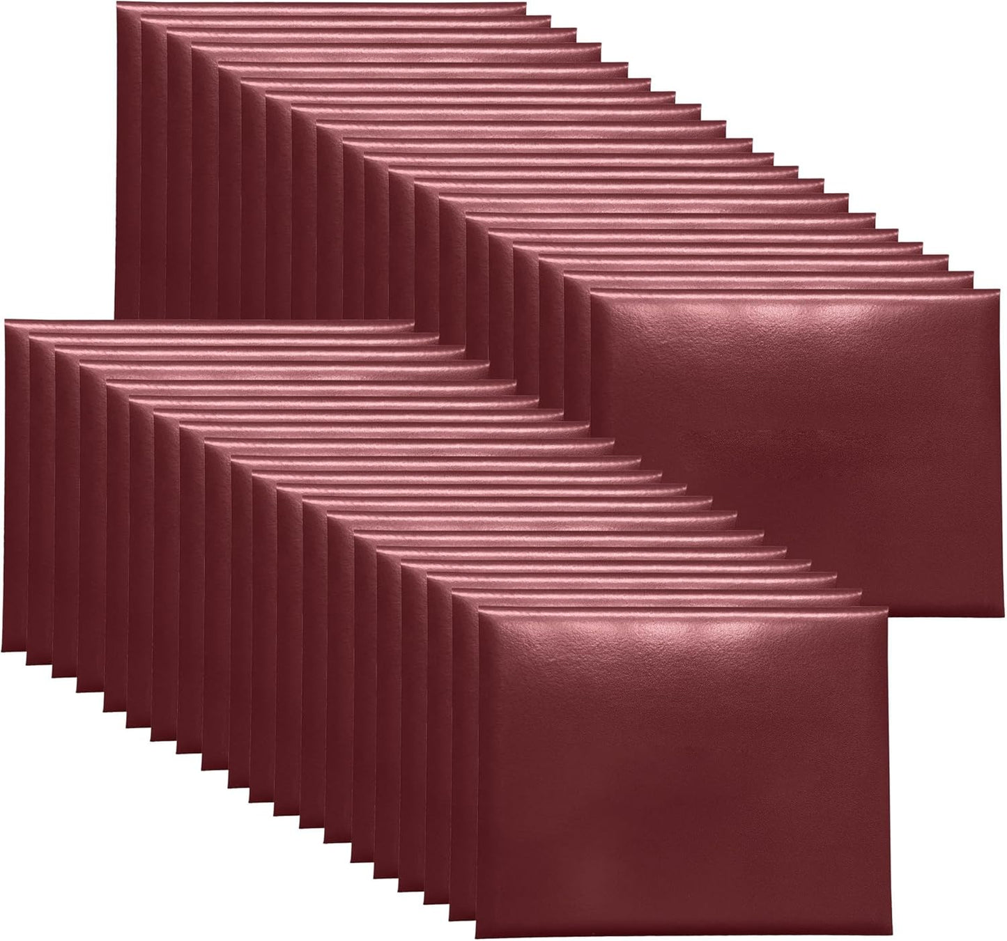 40 PCS Smooth Diploma Certificate Cover 8 1/2" x 11" Maroon