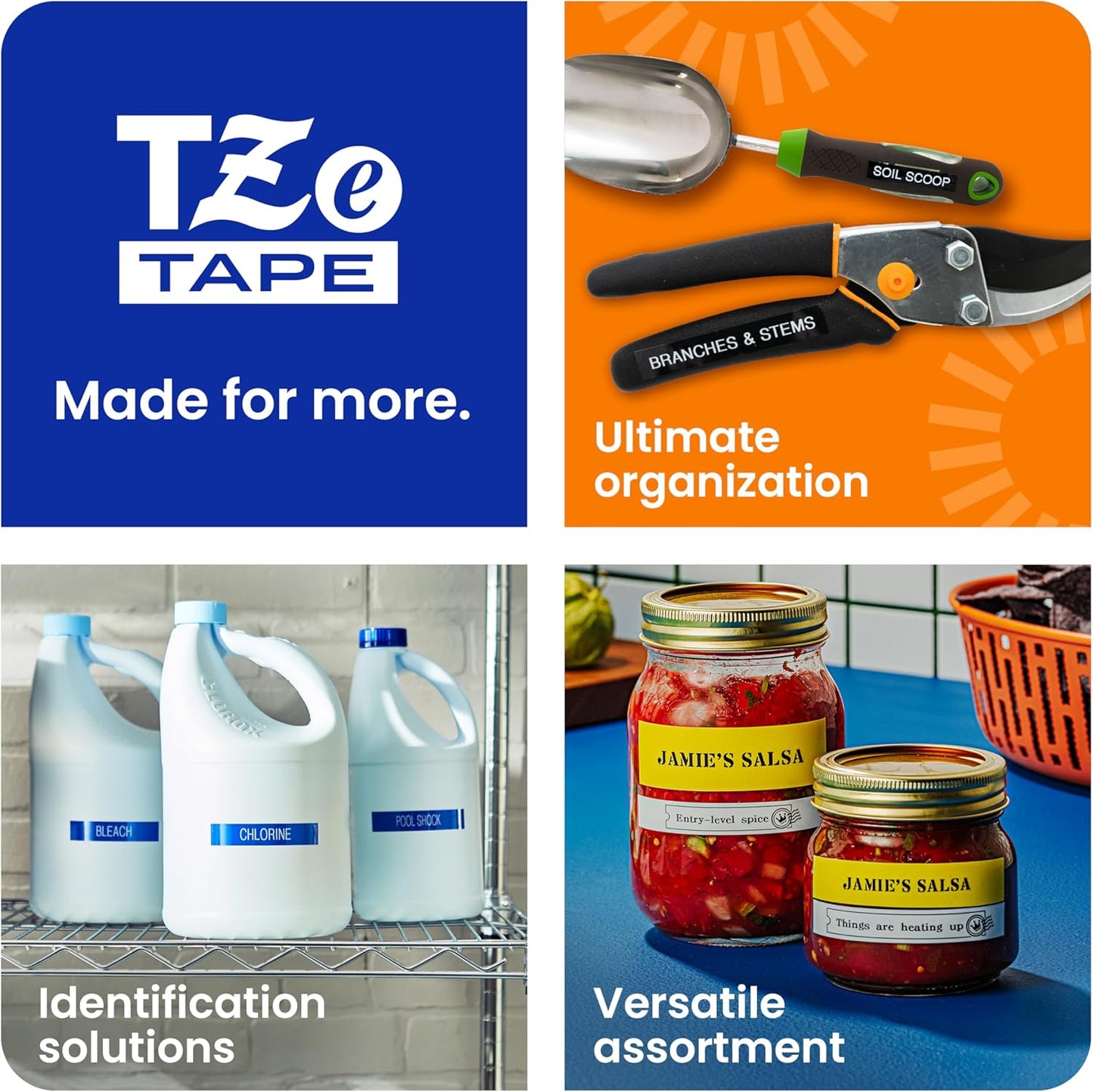 Brother Genuine P-Touch TZe Black Print on Pastel Blue Label Tape (TZeMQ531), Laminated, ~1/2in x 13.1ft (12mm x 4m), for Select P-Touch Label Makers, Durable, Water-Resistant, Indoor/Outdoor Use