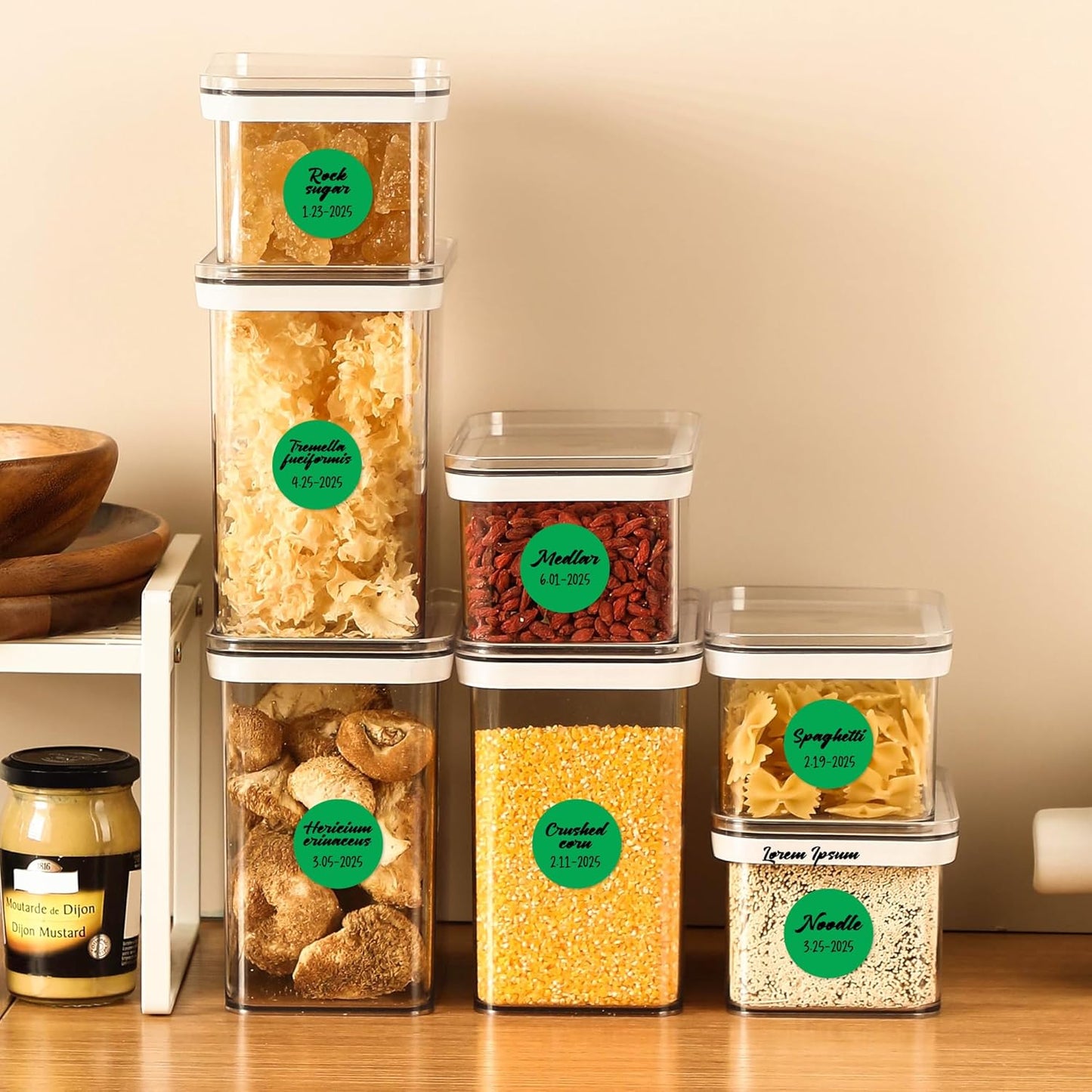 PARLAIM 1 inch Round Green Dot Sticker,720PCS Permanent Adhesive Color Code Circle Sticker Labels for Office Classroom Garage Sale