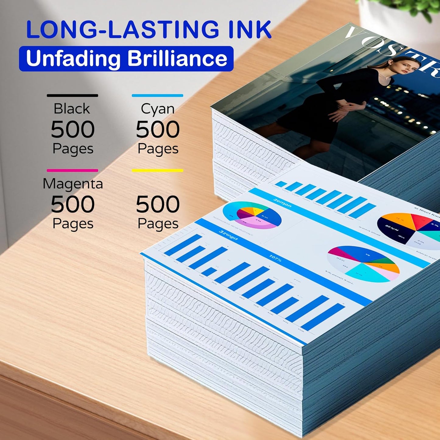 LC401XL LC401 for Brother LC401XL LC401 Ink Cartridges for Brother MFC-J1010DW MFC-J1012DW MFC-J1170DW DCP-J1800DW DCP-J1140DW Printer - 4PK High Yield (Black Cyan Magenta Yellow)