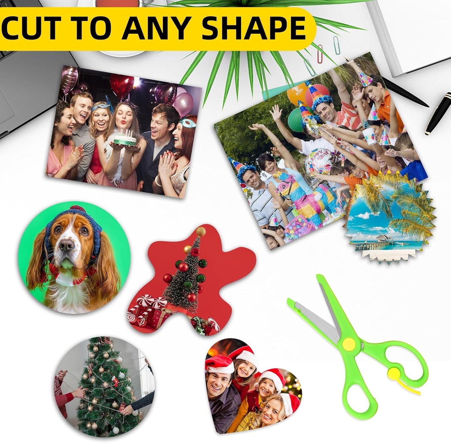 DIYMAG Printable Magnetic Sheets, 8.3" x 11.7" 8Pcs Flexible Magnet Sheet Matte Paper for Inkjet Printer, Photo Magnetics for DIY Crafts