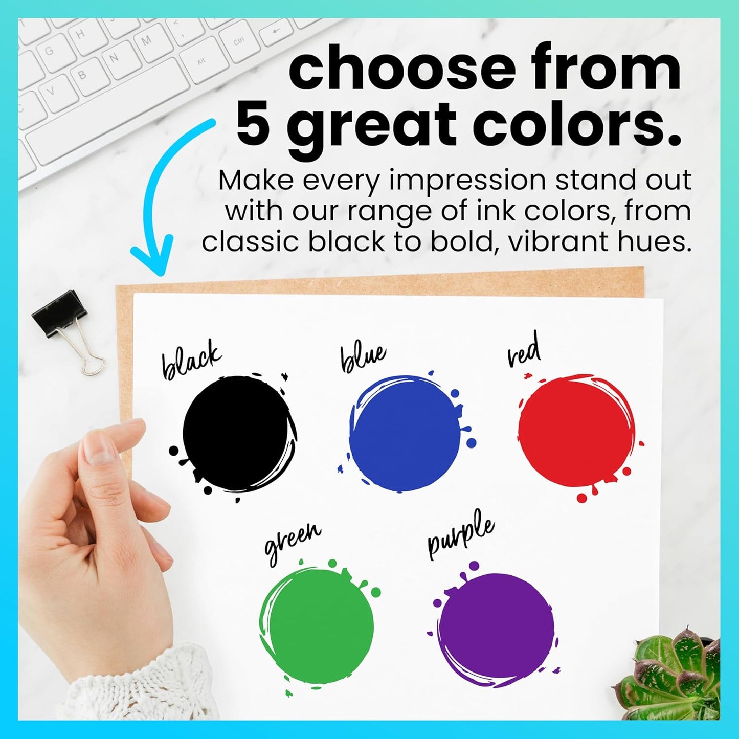 Self Inking Stamp Refill Ink - 2 oz. - Green Ink