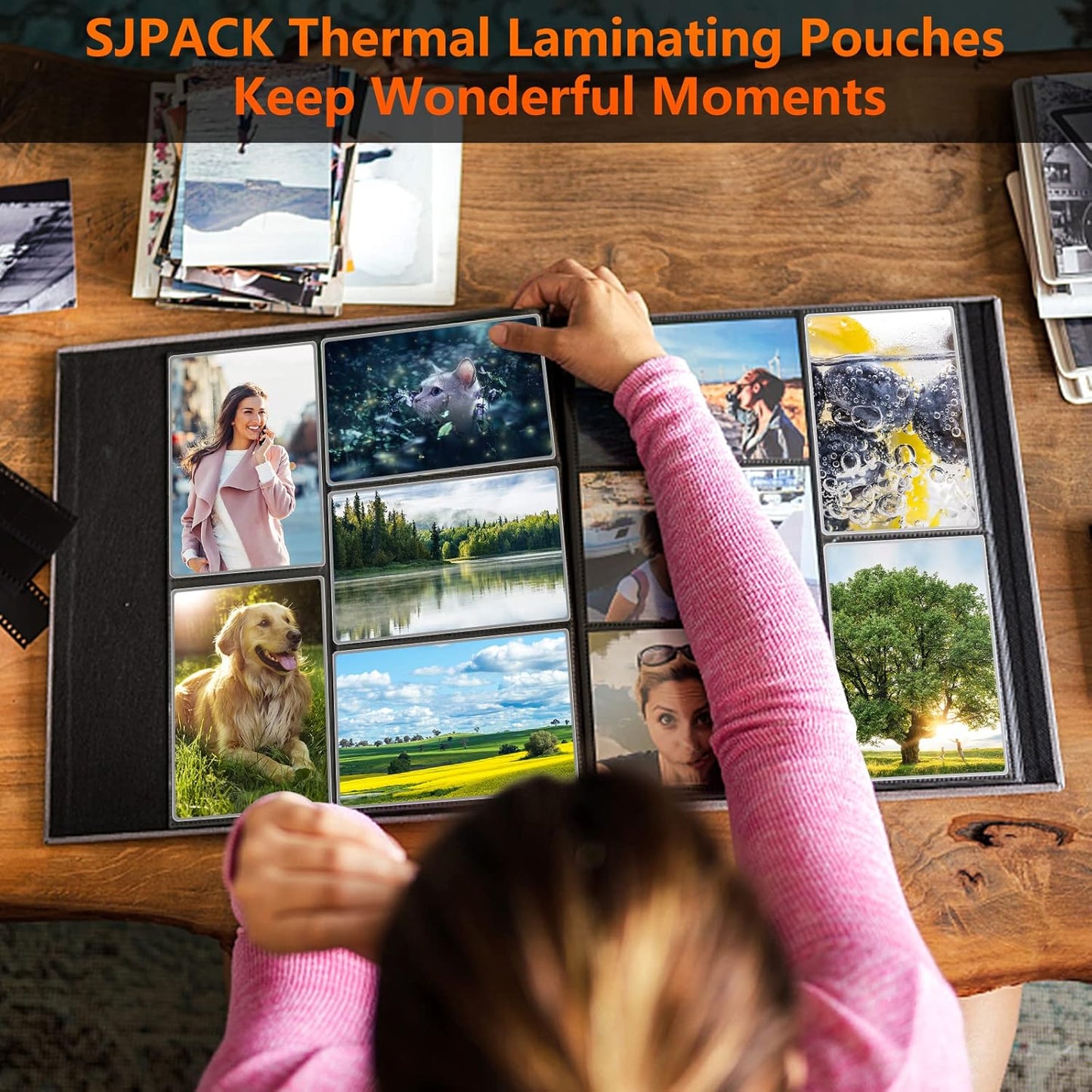 Thermal Laminating Pouches, 9 x 11.5 Inches Laminating Sheets, 3 mil Thick Laminate Sheets, 4000 Pack,Clear