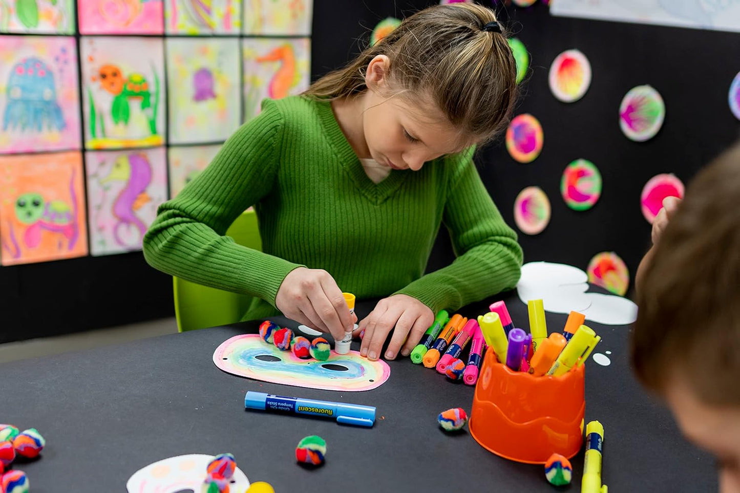 Prang Washable Glue Stick, Blue.74 Oz, 1 Count