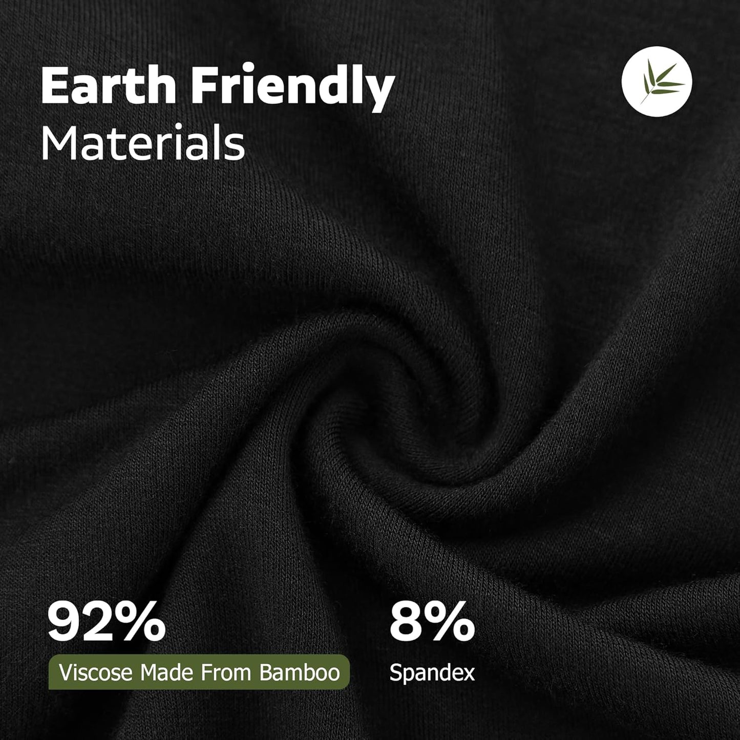 BAMBOO COOL Men's Ultra Breathable Underwear,No Riding Up Boxer Briefs with ComfortFlexible Waistband,Multipack