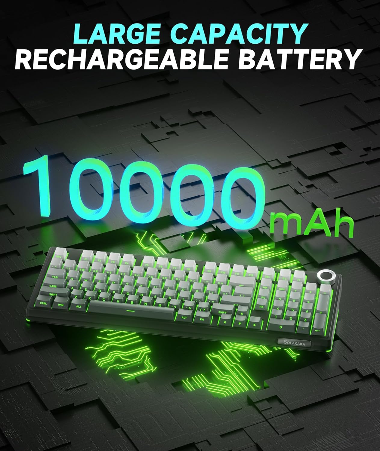 KI99 Pro 96% Wireless Mechanical Keyboard, RGB Gaming Keyboard, Hot-Swappable Pre-Lubed Switches, Gasket Structure Creamy Keyboards for Gamer/PC/Laptop (Black)