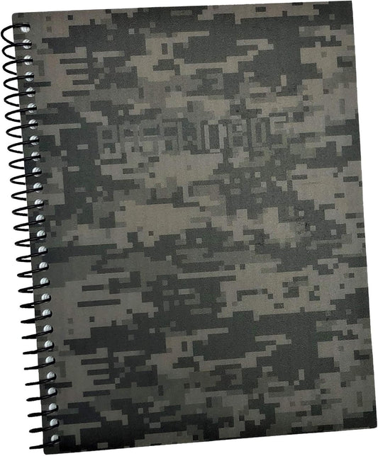 RE-FOCUS THE CREATIVE OFFICE, Password Book Keeper, Small, Mini, Green, Camouflage, Alphabetical Tabs, Spiral Bound, Removable Sheets, Journal Organizer, Includes Website Address, Username, Password
