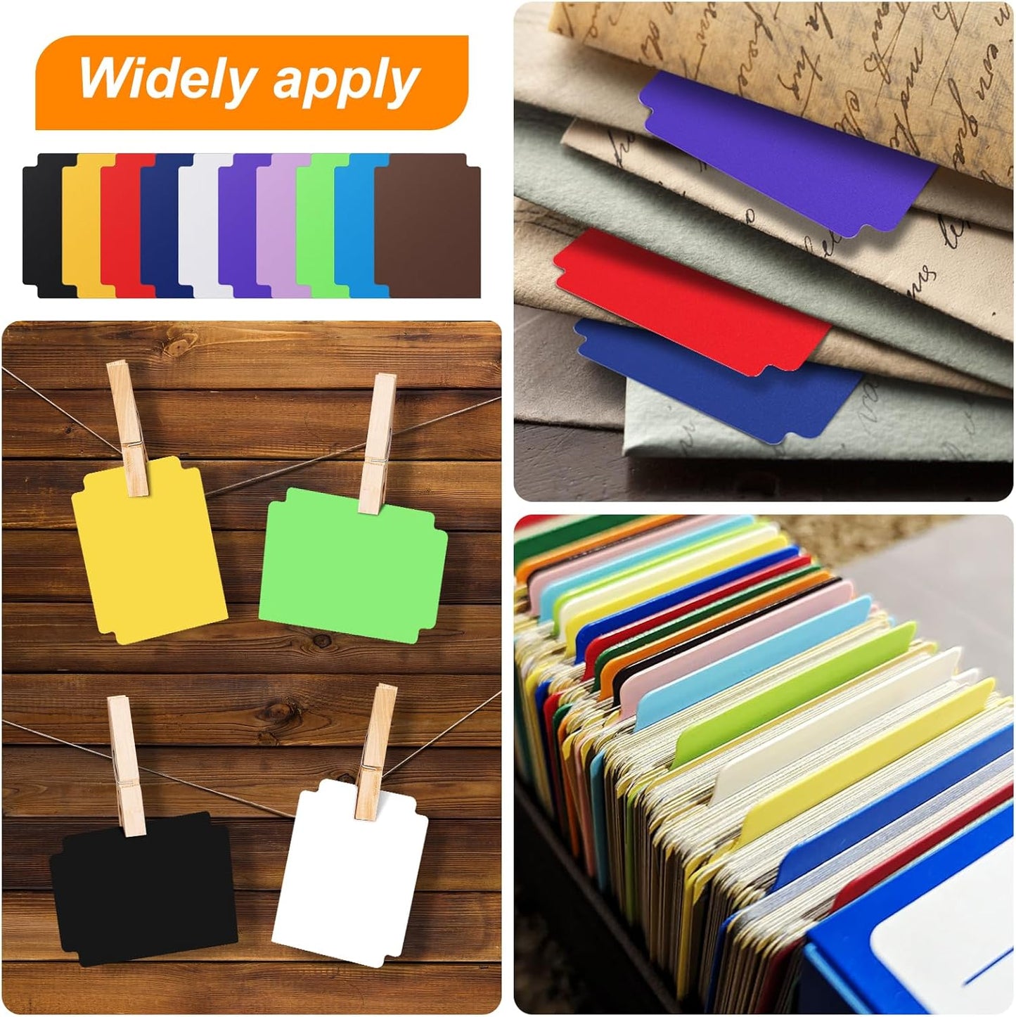 60 Pieces Trading Card Dividers Black Playing Card Separators Playing Board Game TCG Dividers Card Gathering Storage Organizer, Card Divider Fit for MTG PKM Yugioh Commander 2.71 x 3.8 Inches