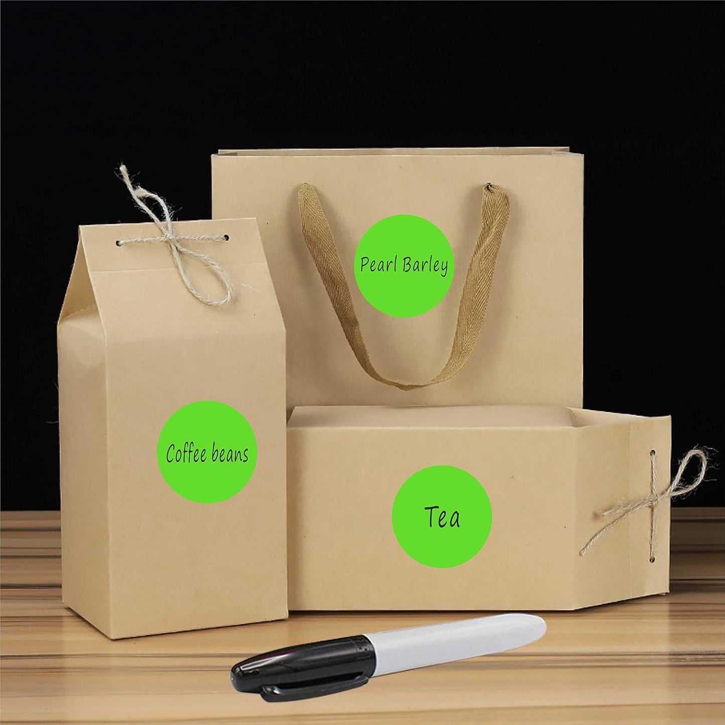 PARLAIM 3 Inch Round Color-Code Dot Stickers, 500 per Dispenser Box Roll dots Label,Light Green Inventory Circle Stickers