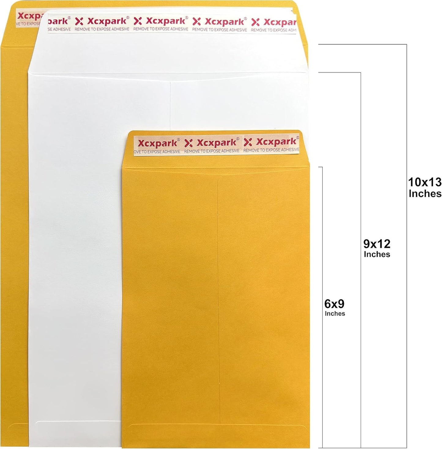 250 PCS 10x13 inches Security Catalog Envelopes Printable Self Seal Envelopes, Anti Tear White Kraft Envelopes for Invitation Cards, Pictures, Photos, Documents