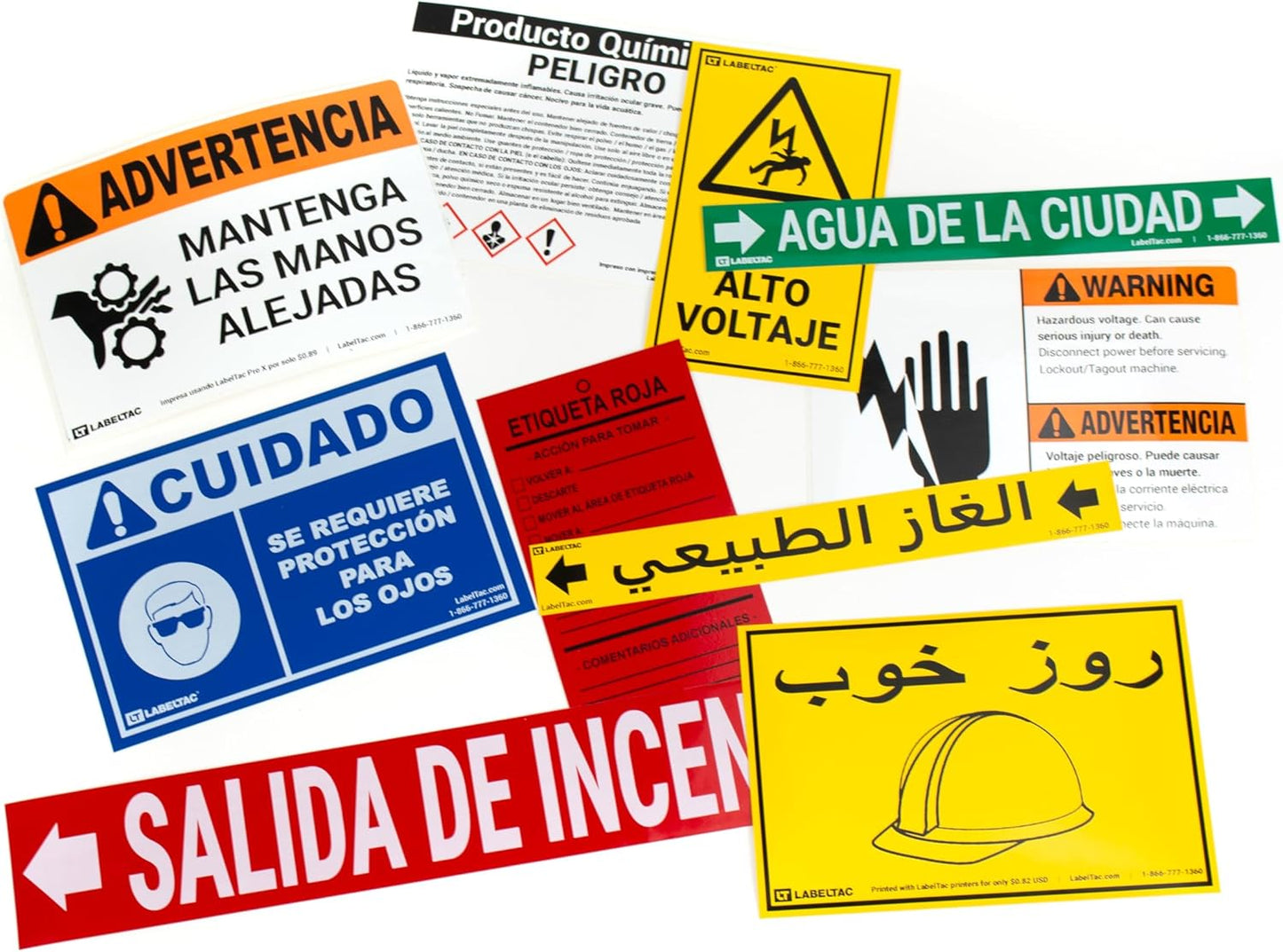 LT4/LT4P/LTPX Label Supply 3.5" x 150' Red