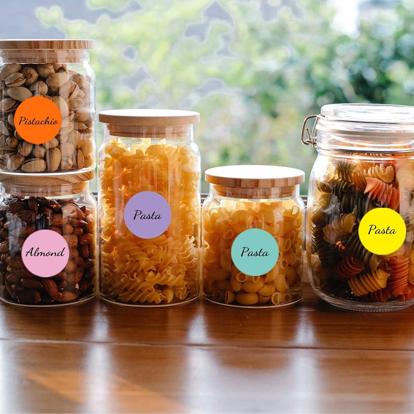 STARLIBOO Dot Stickers,1440 PCS Color Code Label, 1inch Garage Sale Stickers, Yard Sale Price Labels, Writable Not Blurry (8 Colors)