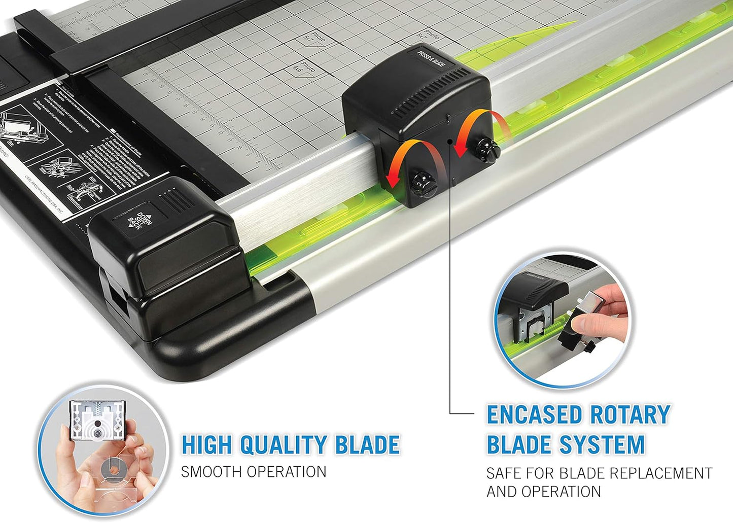 Carl Manufacturing 12210 Heavy-Duty Trimmer 12-Inch 36 Sht Cap. 14-Inch x12-1/4-Inch x3/4-Inch GY