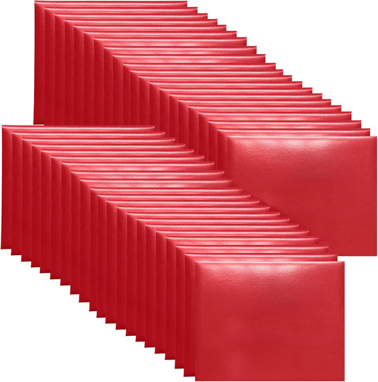 40 PCS Smooth Diploma Certificate Cover 8 1/2" x 11" Red