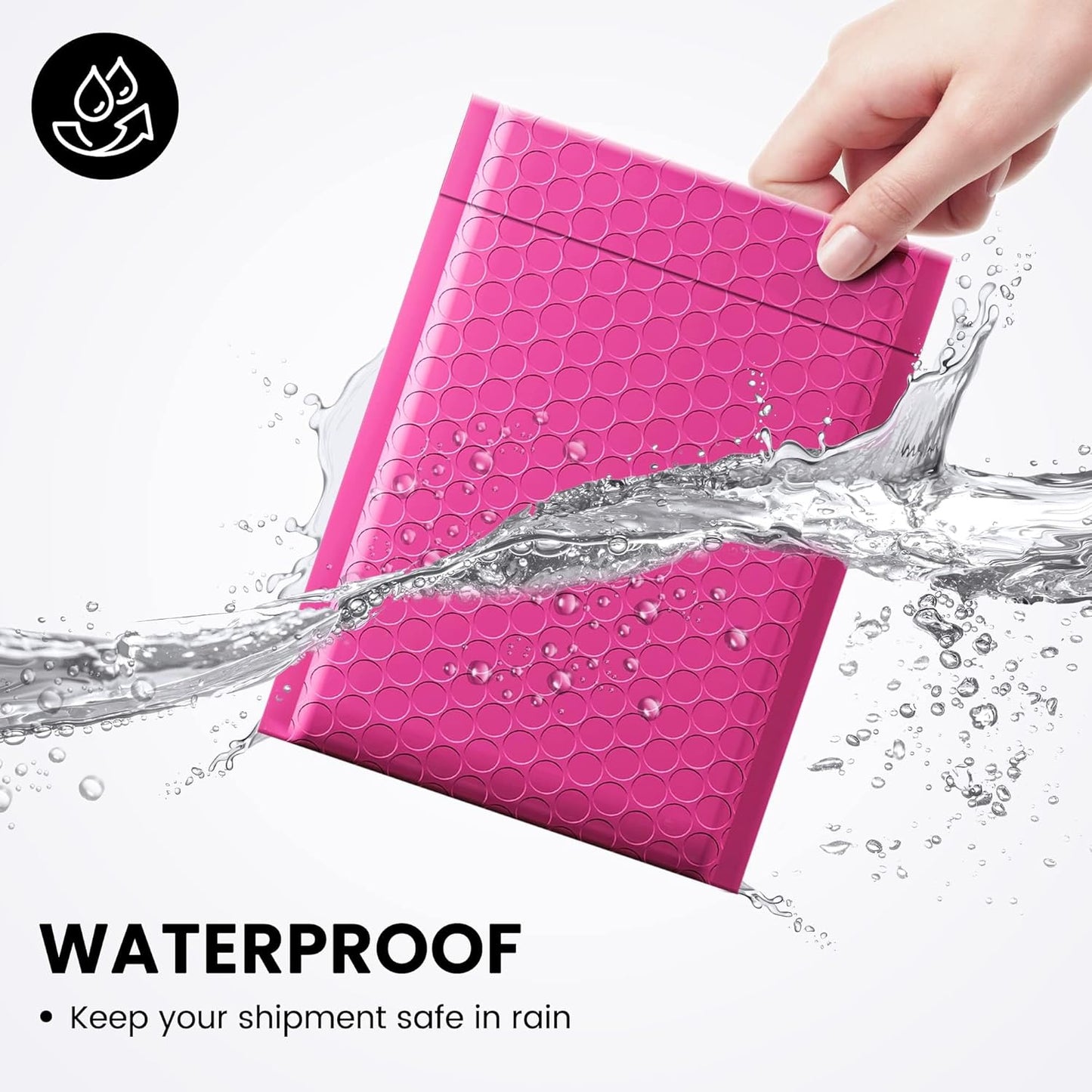 Fuxury Bubble Mailers 6x10" 600 Pack Pink Thick Padded Envelopes Usable Size 6x9" Mailing Envelopes Bubble Padded, Shipping Bags for Mailing,Packaging, Small Business, Boutique, Bulk #0