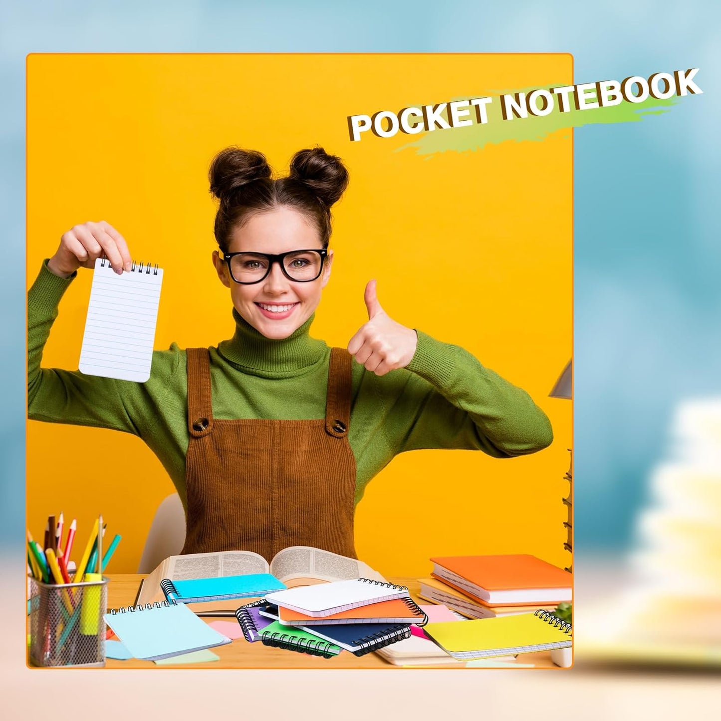 20 Pcs Pocket Notebook Spiral Steno Pads A7 Mini Notepads with Lined Pages for Kids Adults Outdoor Home Office School, 3 x 5 Inch