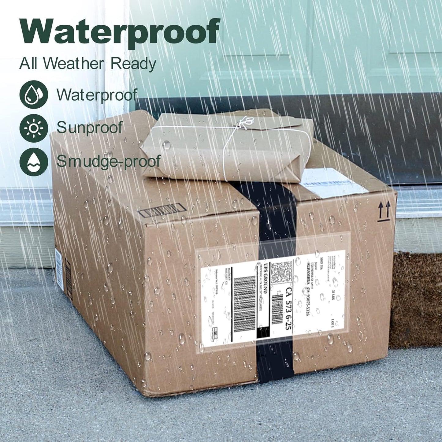 Packing List Pouches, Shipping Label Envelopes Clear Adhesive Top Loading Packing List (6" x 9" - 200 Pcs)