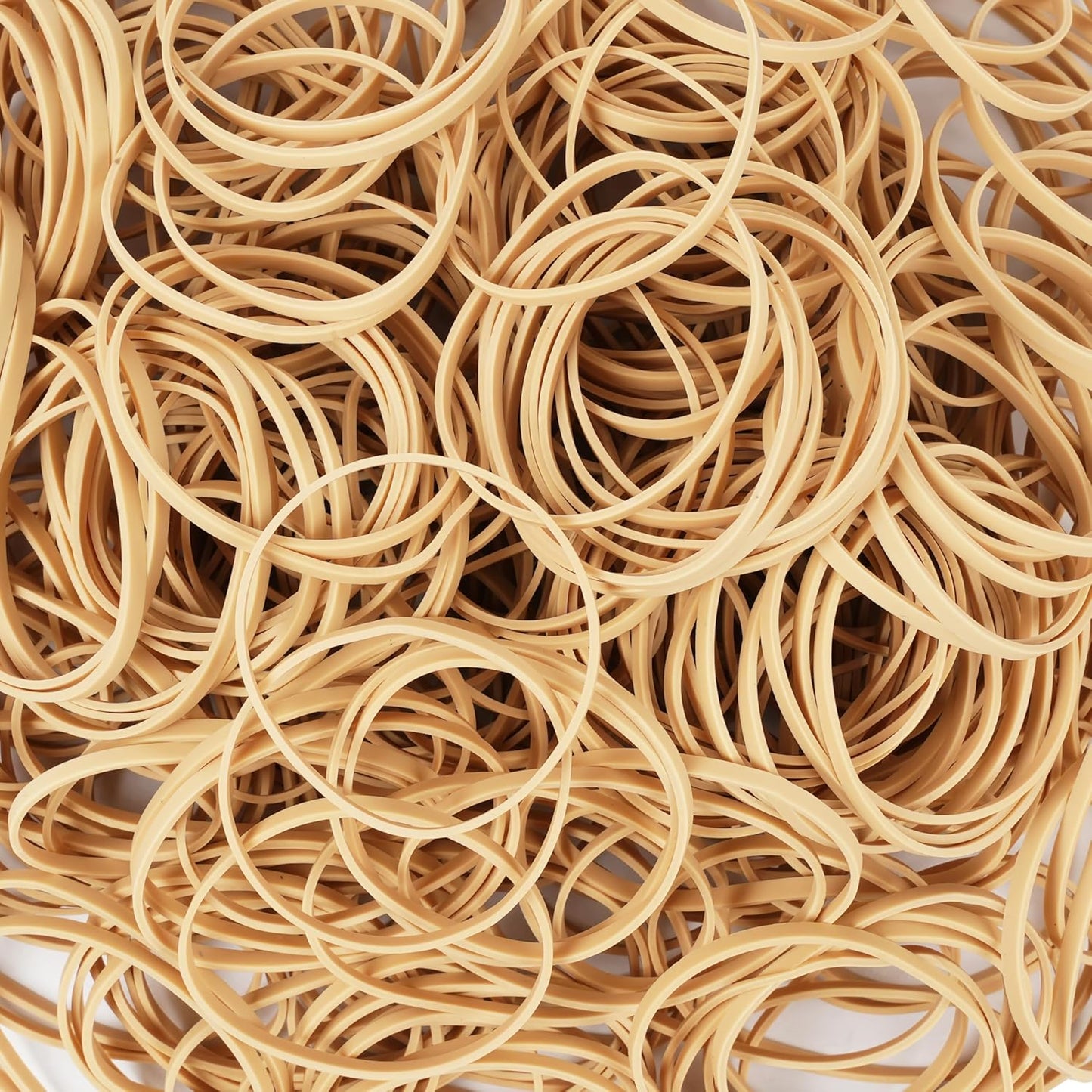 Rubber Bands Size#32 (3” x 1/8”) Elastics Band 220pcs Beige Rubber Bands for Office Supplies Home School