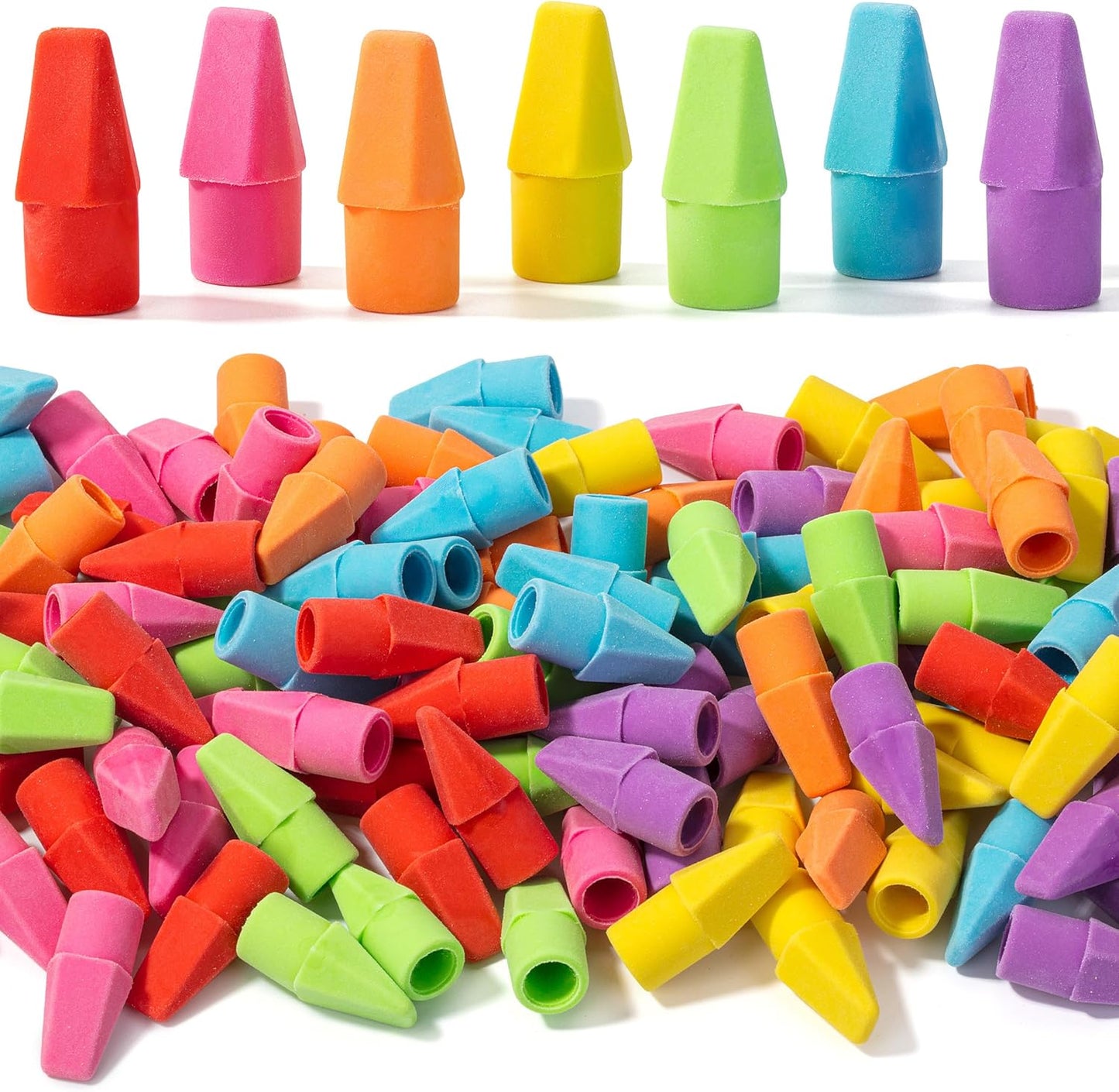 Mr. Pen- Pencil Erasers Toppers, 120 Pack, Colorful, Latex Free, No Smudge, Mr Pen Erasers for Pencils