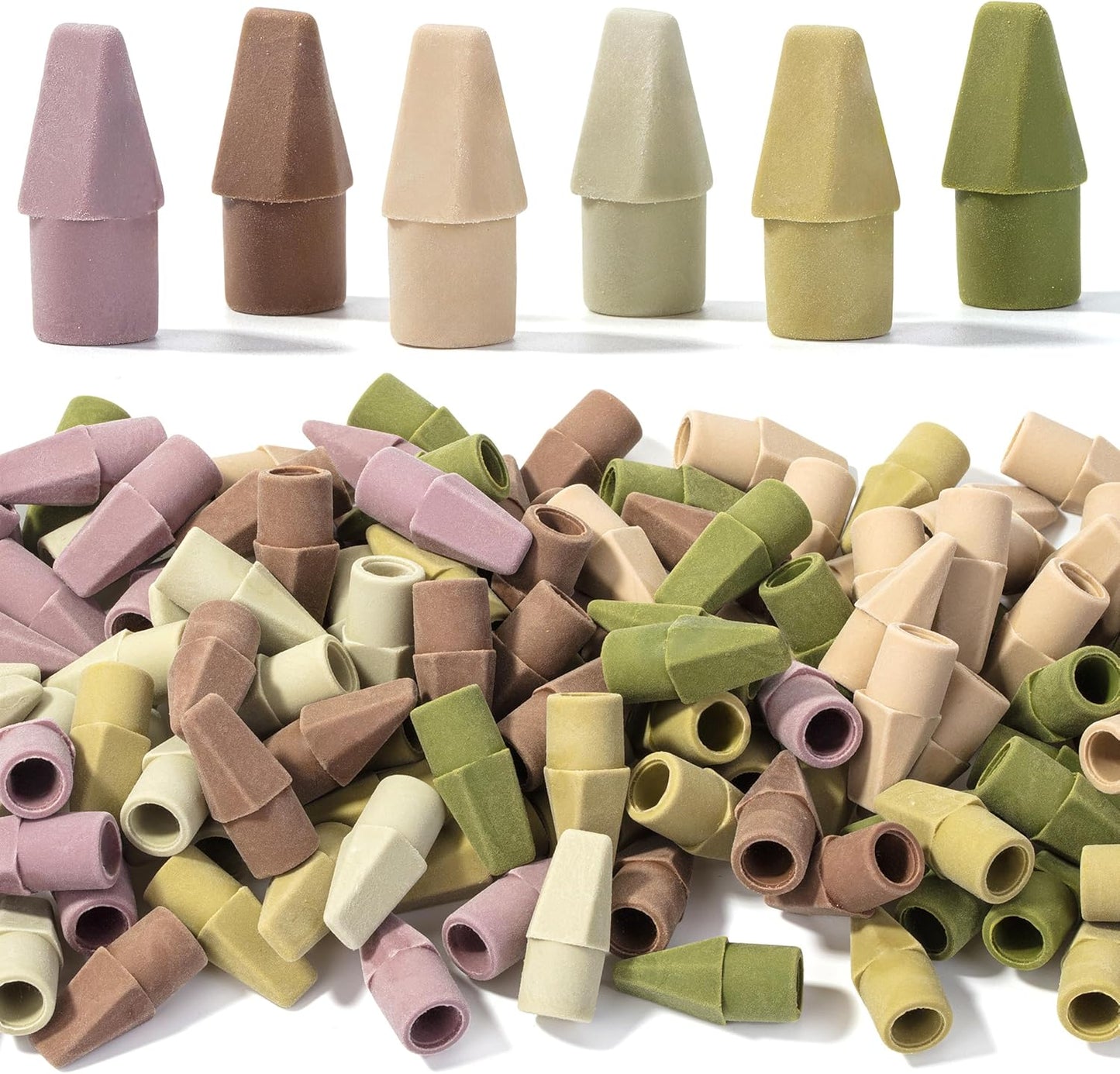 Mr. Pen- Pencil Erasers Toppers, 120 Pack, Colorful, Latex Free, No Smudge, Mr Pen Erasers for Pencils