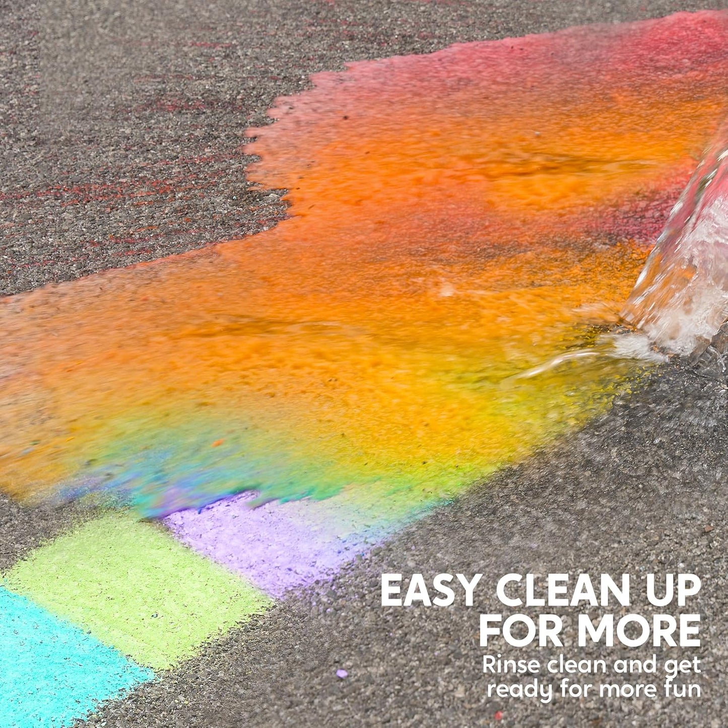 JOYIN 20 PCS Washable Sidewalk Chalks Set in 20 Colors, Non-Toxic Jumbo Colored Chalk for Kids, Painting for Outdoor Games, School Supplies, Painting on Chalkboard