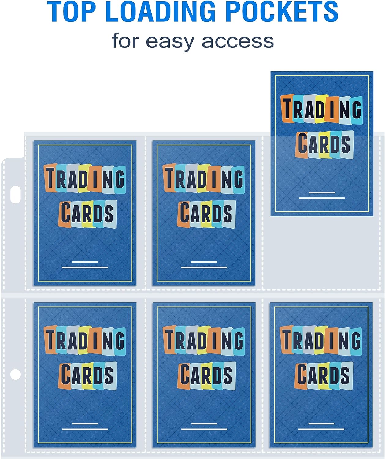 36 Pack 9 Pocket Page Protectors, Sooez Trading Card Sleeves for 3 Ring Binder, Baseball Cards Holder, Protective Pages Sheets for Binders Album, Fit for YuGiOh, MTG, Game, Business & Sports Cards