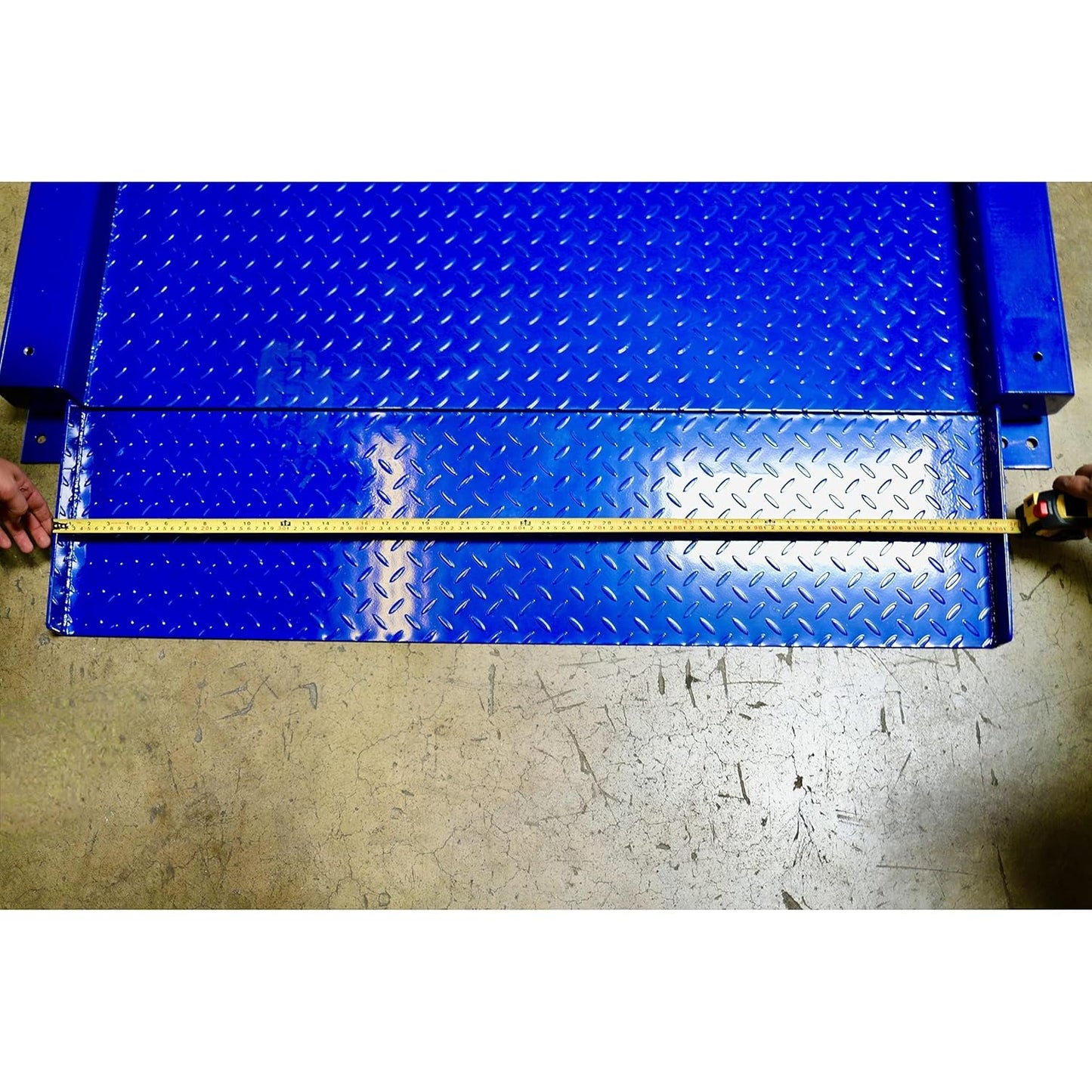 Liberty LS-917-R NTEP Low Profile Drum Scale with 4' x 4' (48" x 48') Platforms for Barrel Weighing, Regular LED Version | 5000 lbs x 1 lb