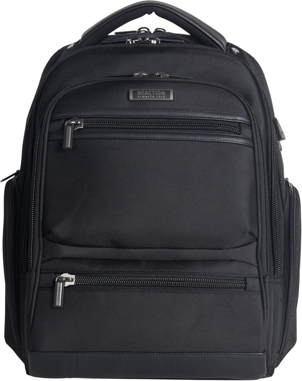 Kenneth Cole Reaction ProTec Travel Business Backpack 17" Laptop Computer TSA Checkpoint-Friendly Bookbag With USB Port, Black