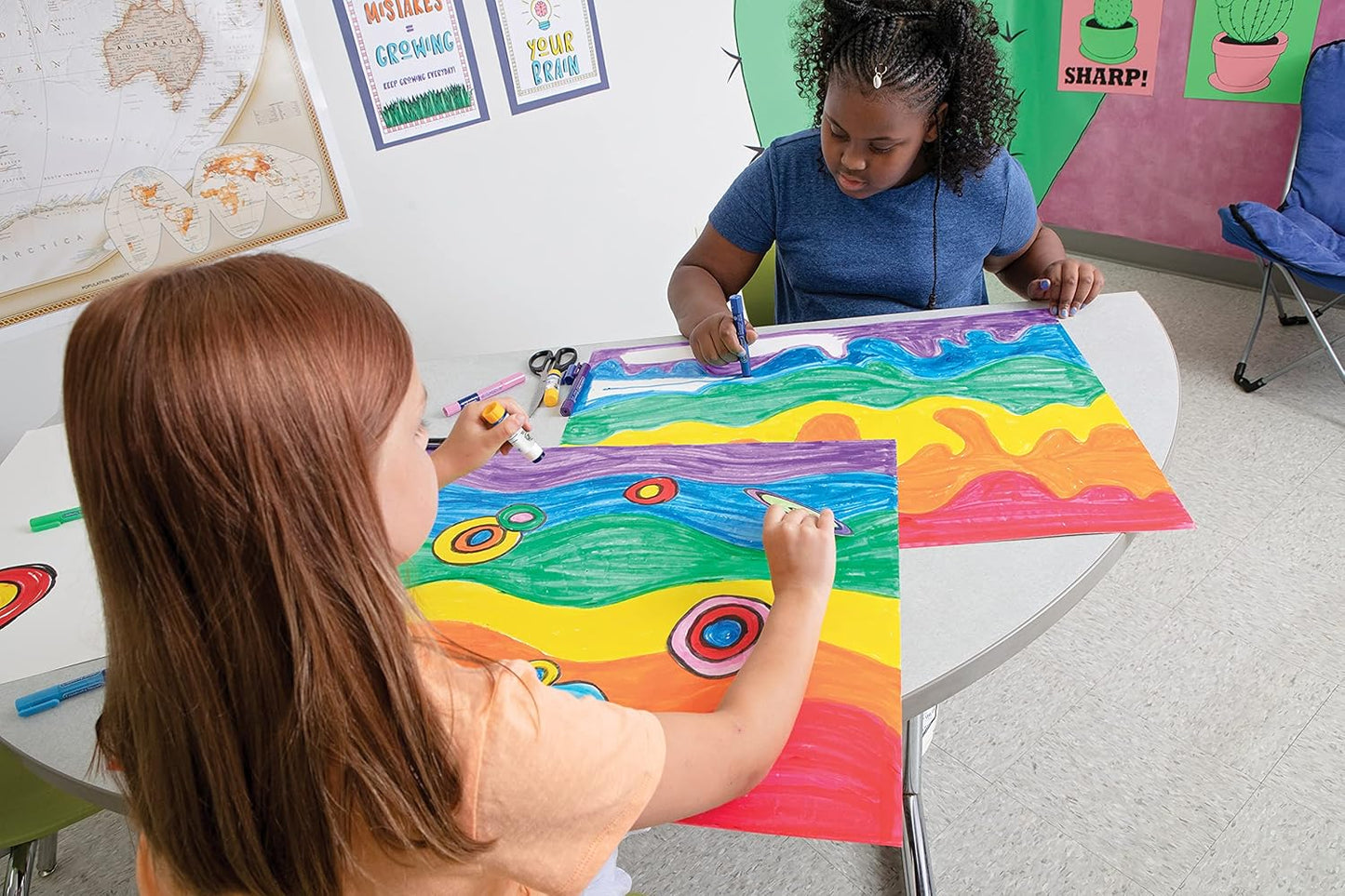 Prang Washable Glue Stick, Blue.1.27 Oz, 1 Count